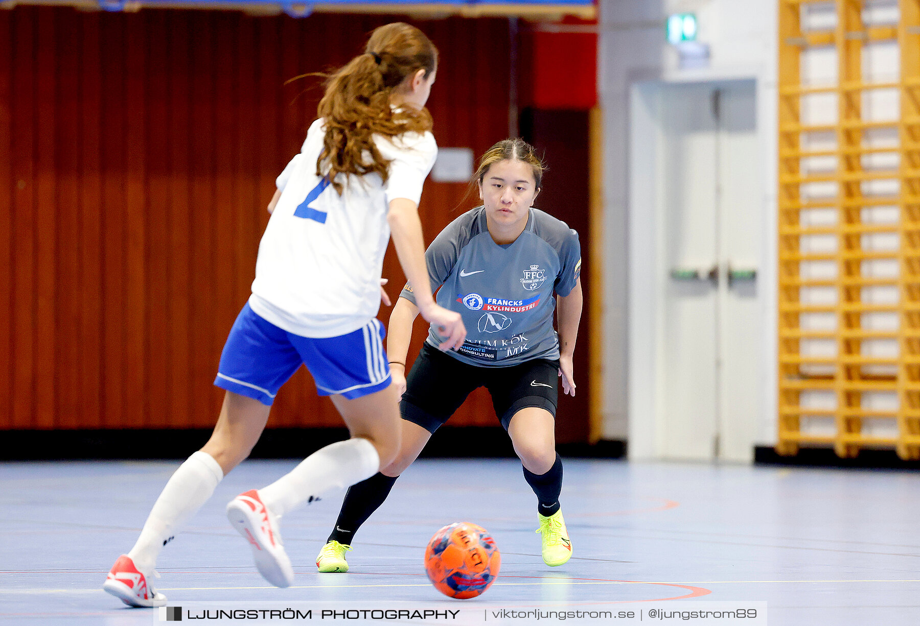 Dina-cupen 2024 1 2-final Falköpings FC 1-IFK Hjo 2-0,dam,Idrottshallen,Töreboda,Sverige,Futsal,,2024,326365