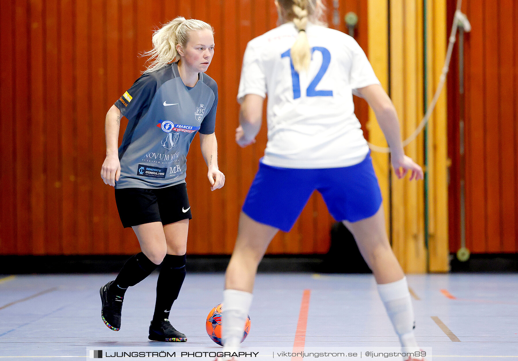 Dina-cupen 2024 1 2-final Falköpings FC 1-IFK Hjo 2-0,dam,Idrottshallen,Töreboda,Sverige,Futsal,,2024,326367