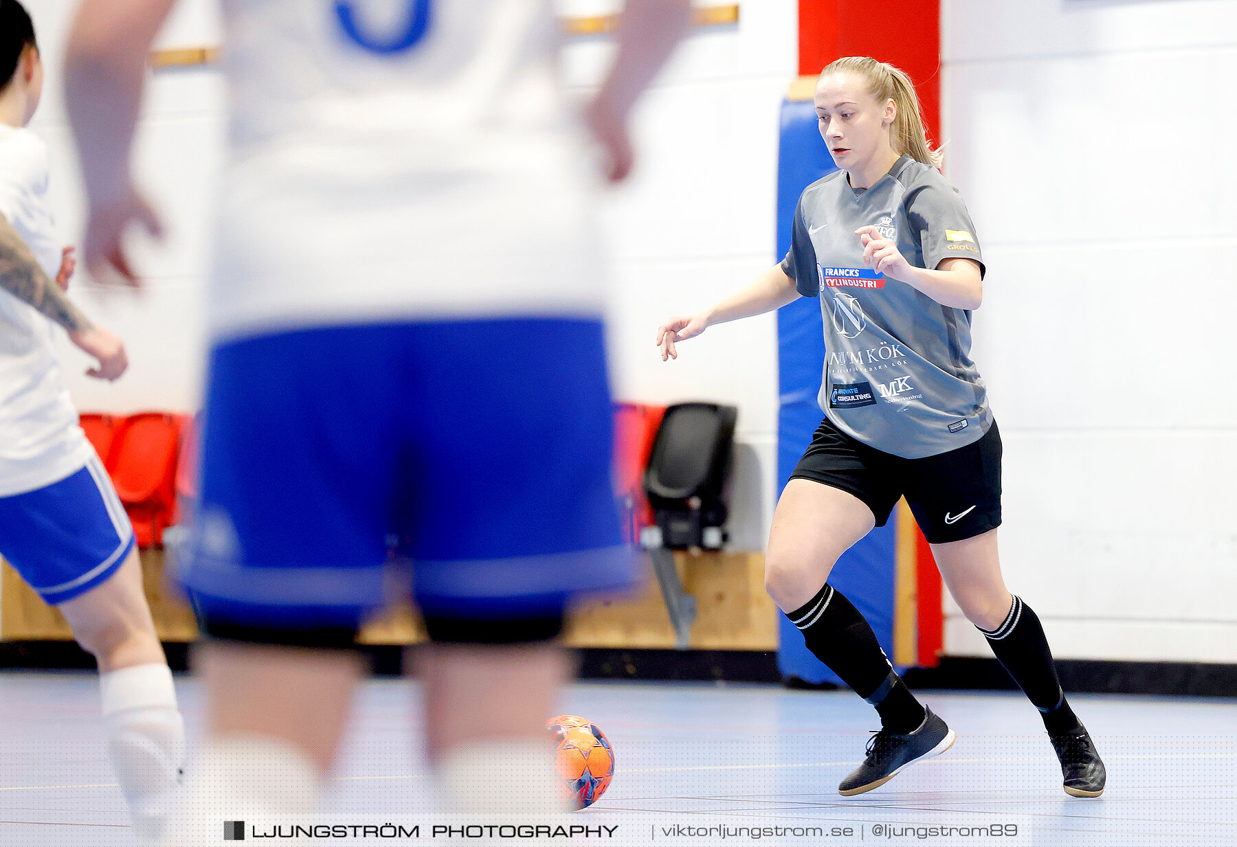 Dina-cupen 2024 1 2-final Falköpings FC 1-IFK Hjo 2-0,dam,Idrottshallen,Töreboda,Sverige,Futsal,,2024,326368
