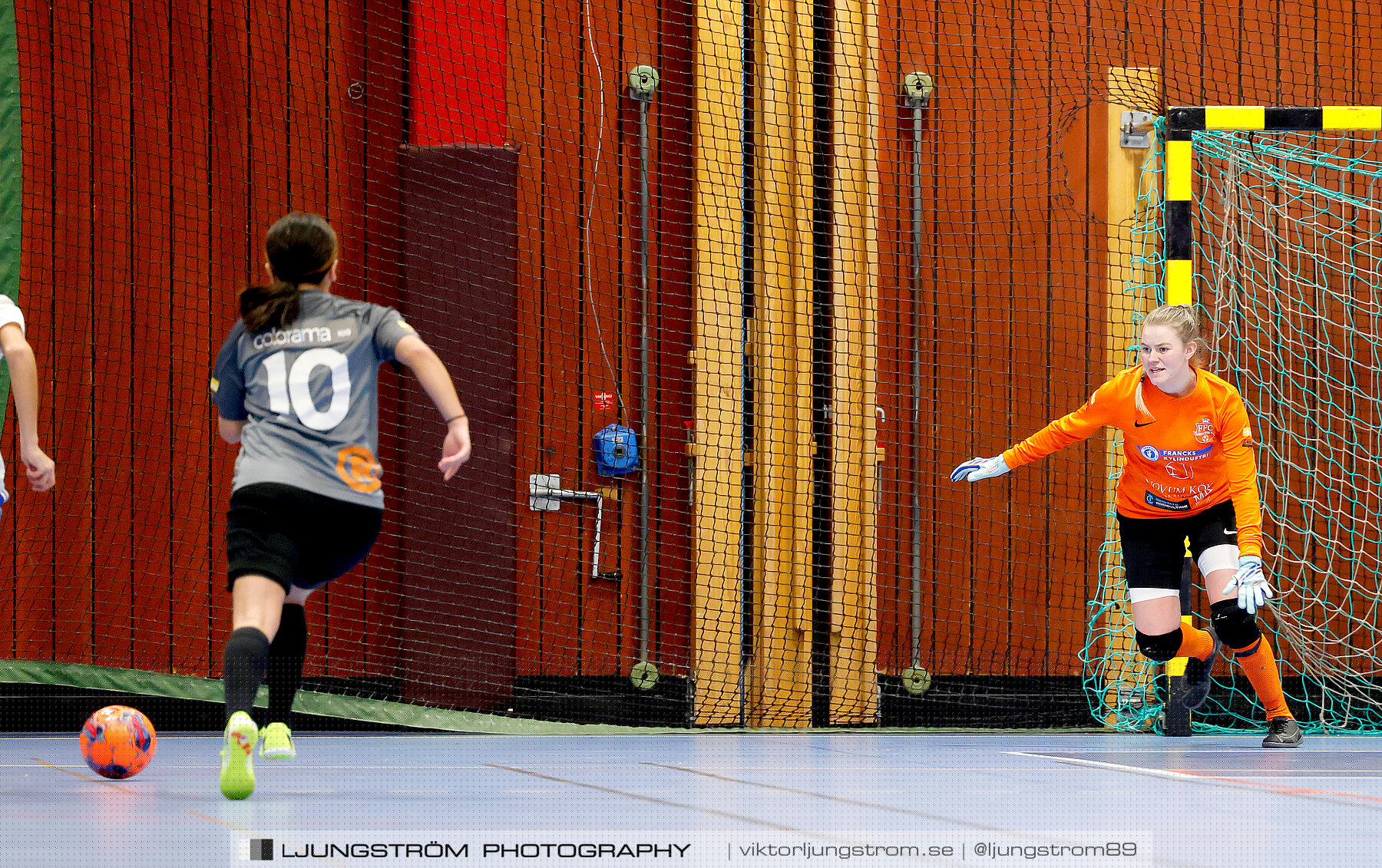 Dina-cupen 2024 1 2-final Falköpings FC 1-IFK Hjo 2-0,dam,Idrottshallen,Töreboda,Sverige,Futsal,,2024,326370