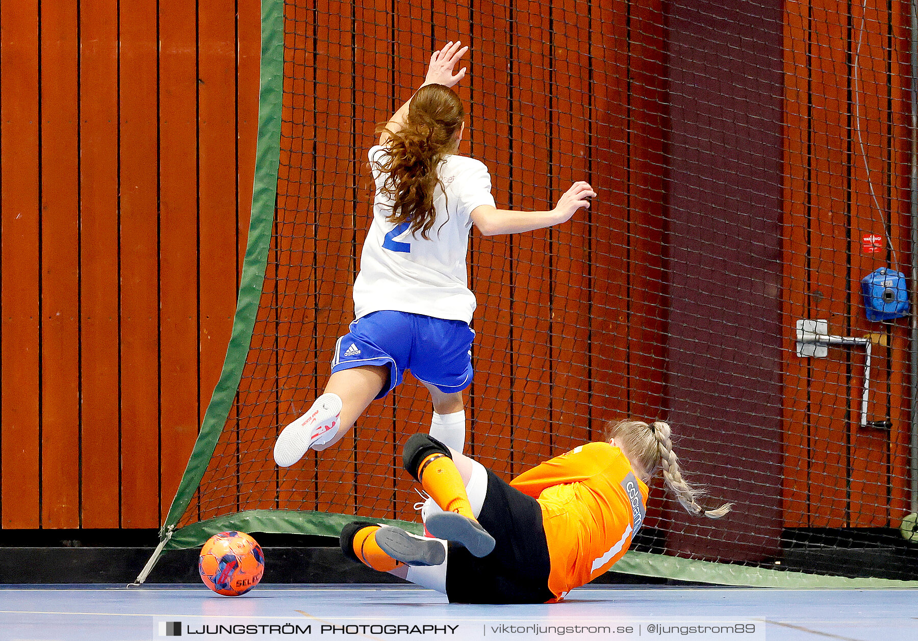 Dina-cupen 2024 1 2-final Falköpings FC 1-IFK Hjo 2-0,dam,Idrottshallen,Töreboda,Sverige,Futsal,,2024,326371