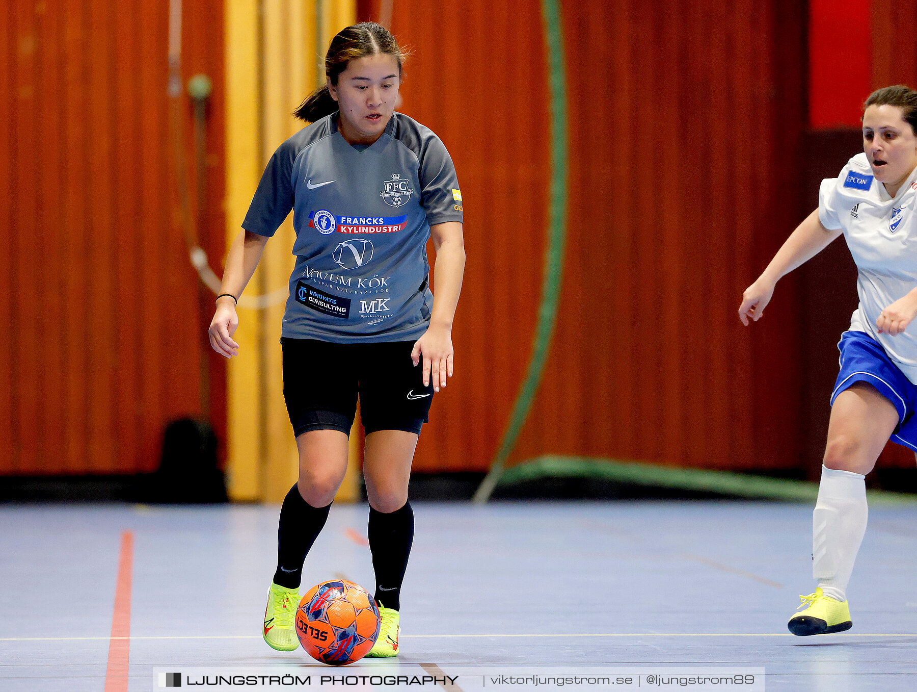 Dina-cupen 2024 1 2-final Falköpings FC 1-IFK Hjo 2-0,dam,Idrottshallen,Töreboda,Sverige,Futsal,,2024,326388