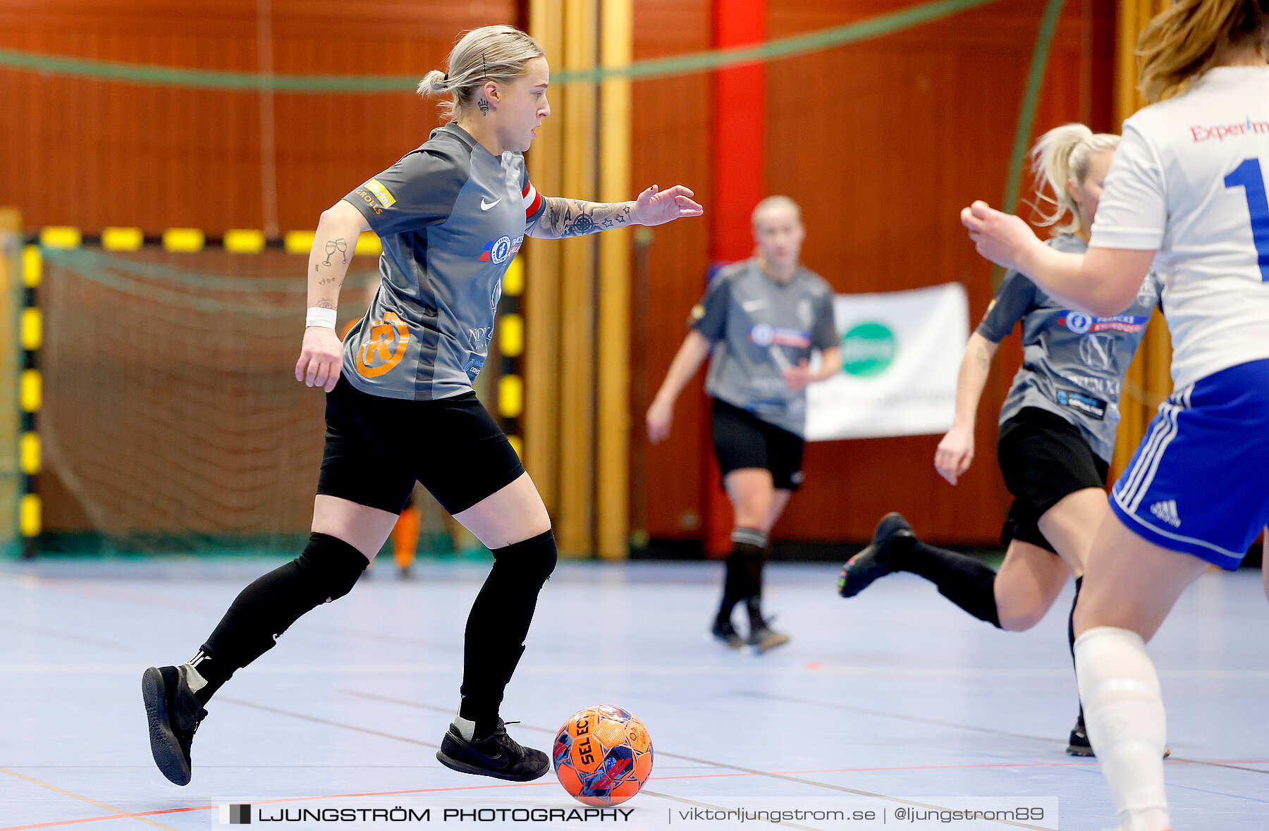 Dina-cupen 2024 1 2-final Falköpings FC 1-IFK Hjo 2-0,dam,Idrottshallen,Töreboda,Sverige,Futsal,,2024,326390