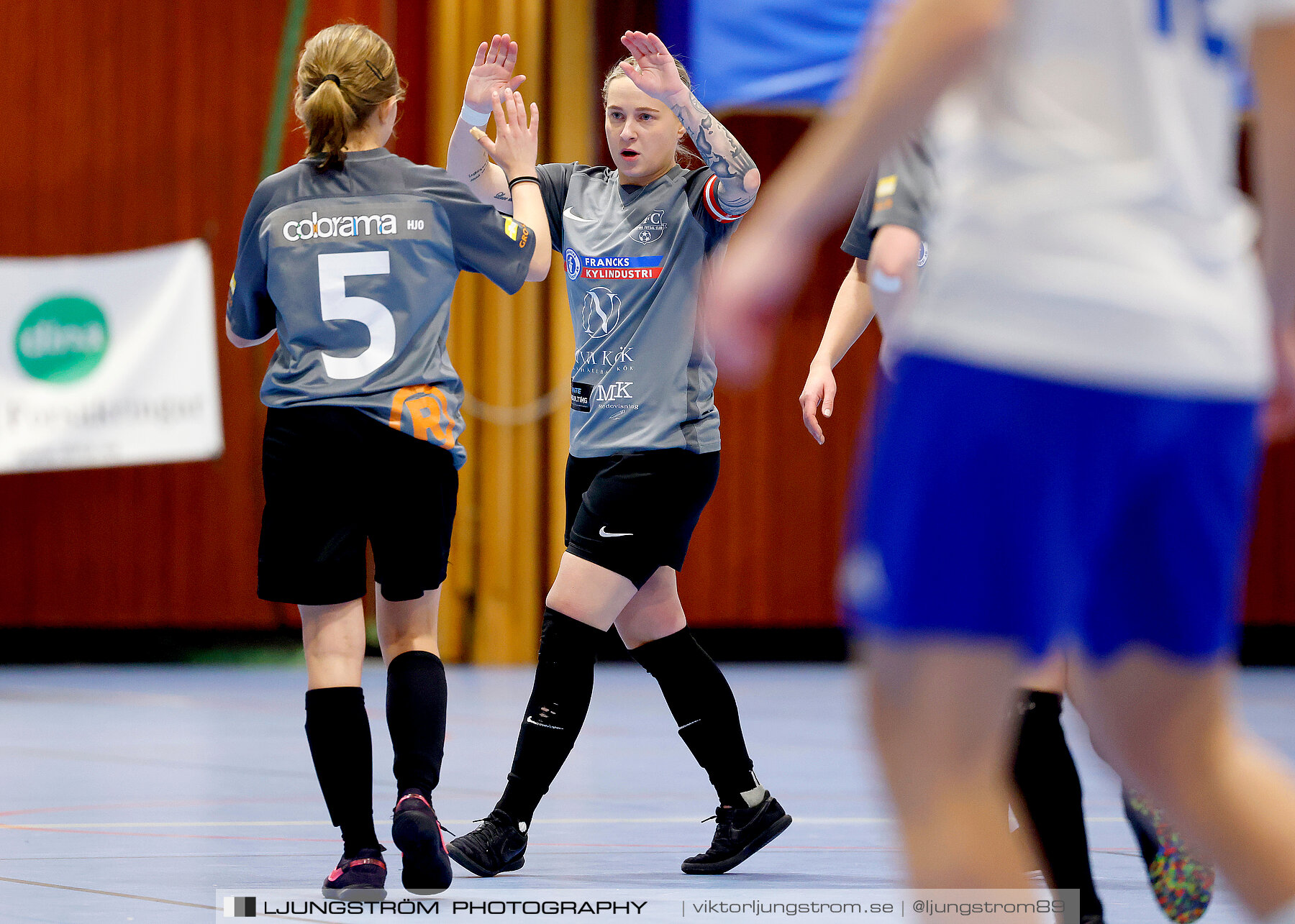 Dina-cupen 2024 1 2-final Falköpings FC 1-IFK Hjo 2-0,dam,Idrottshallen,Töreboda,Sverige,Futsal,,2024,326393