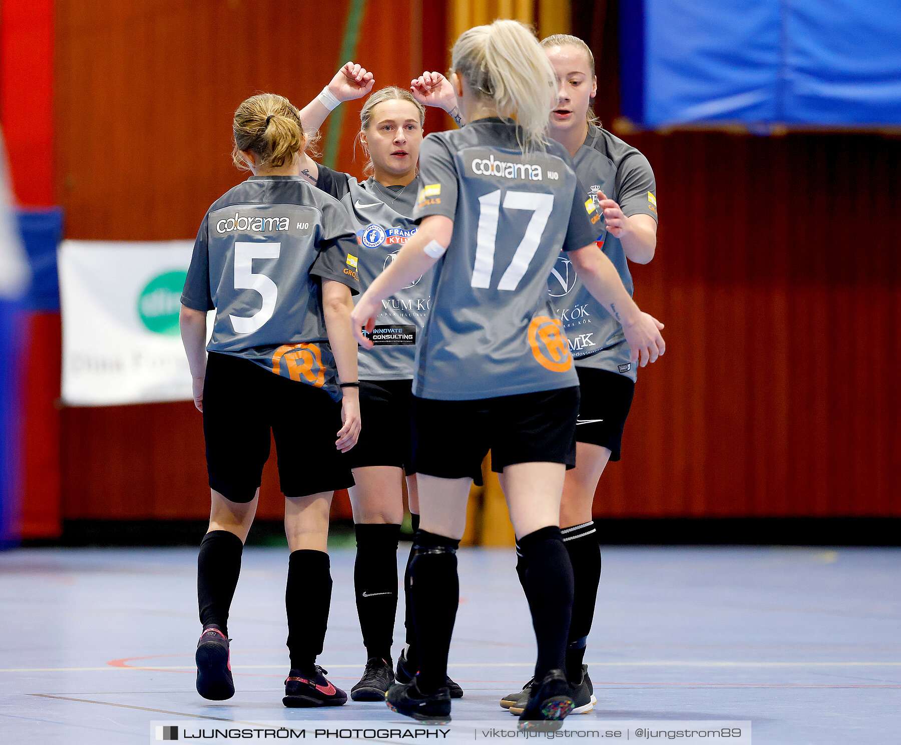 Dina-cupen 2024 1 2-final Falköpings FC 1-IFK Hjo 2-0,dam,Idrottshallen,Töreboda,Sverige,Futsal,,2024,326394