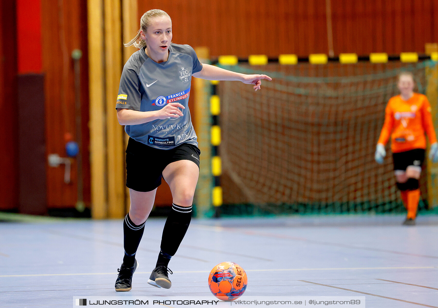 Dina-cupen 2024 1 2-final Falköpings FC 1-IFK Hjo 2-0,dam,Idrottshallen,Töreboda,Sverige,Futsal,,2024,326396