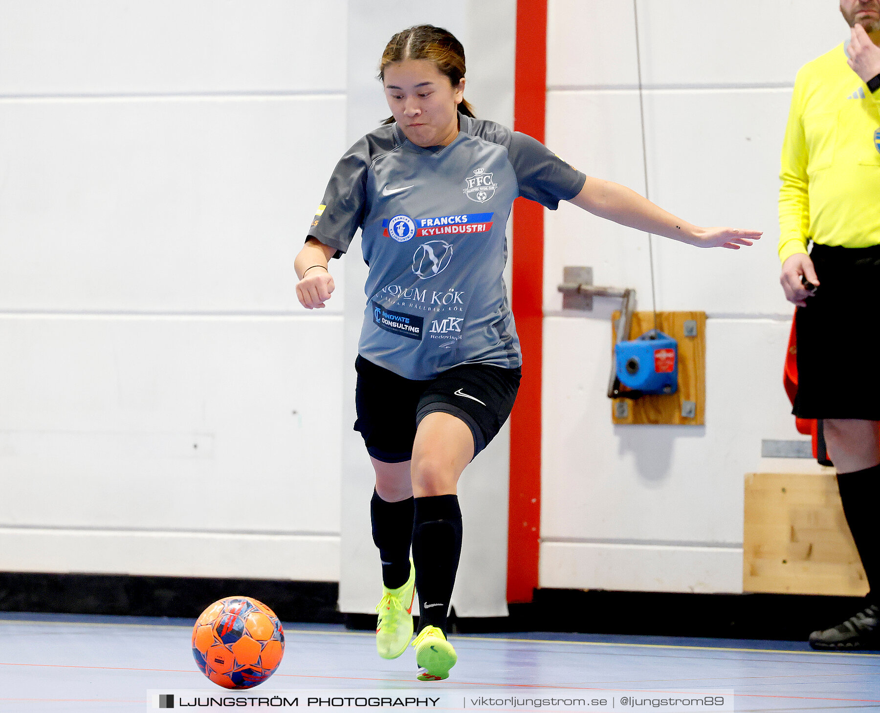 Dina-cupen 2024 1 2-final Falköpings FC 1-IFK Hjo 2-0,dam,Idrottshallen,Töreboda,Sverige,Futsal,,2024,326398