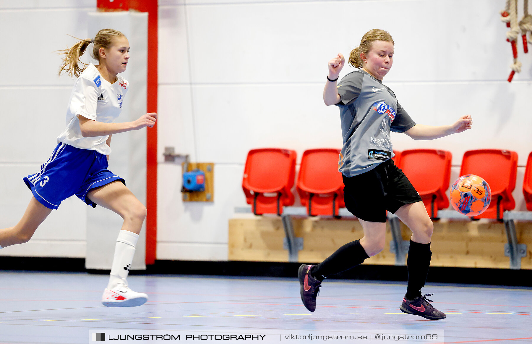 Dina-cupen 2024 1 2-final Falköpings FC 1-IFK Hjo 2-0,dam,Idrottshallen,Töreboda,Sverige,Futsal,,2024,326406