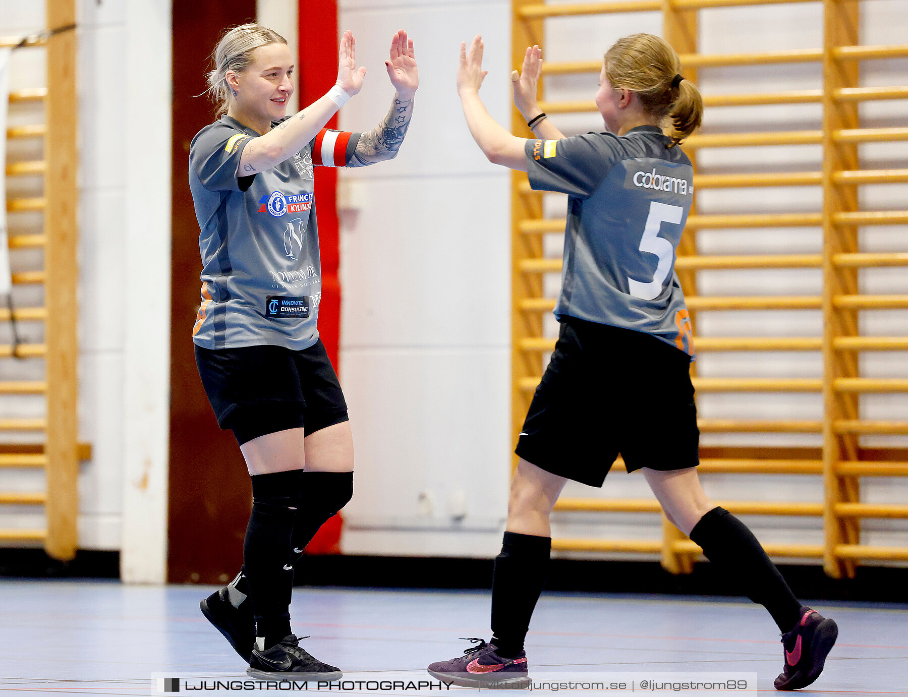 Dina-cupen 2024 1 2-final Falköpings FC 1-IFK Hjo 2-0,dam,Idrottshallen,Töreboda,Sverige,Futsal,,2024,326408