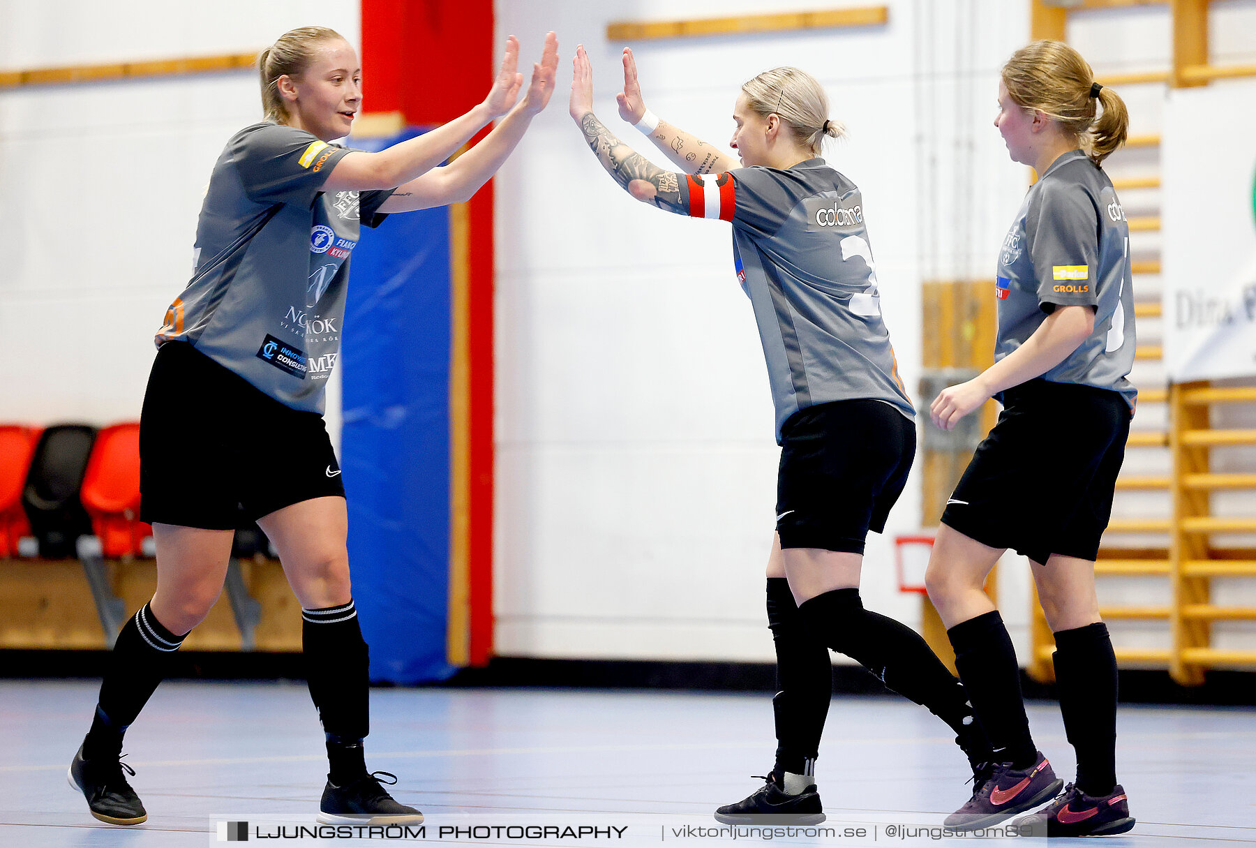 Dina-cupen 2024 1 2-final Falköpings FC 1-IFK Hjo 2-0,dam,Idrottshallen,Töreboda,Sverige,Futsal,,2024,326409