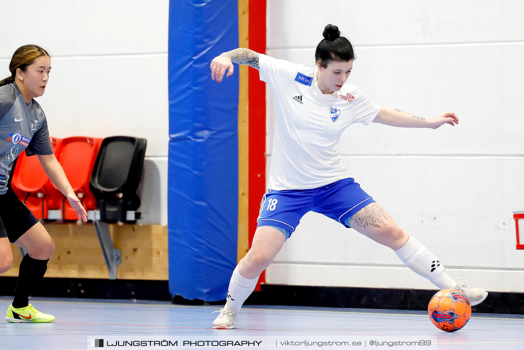 Dina-cupen 2024 1 2-final Falköpings FC 1-IFK Hjo 2-0,dam,Idrottshallen,Töreboda,Sverige,Futsal,,2024,326412