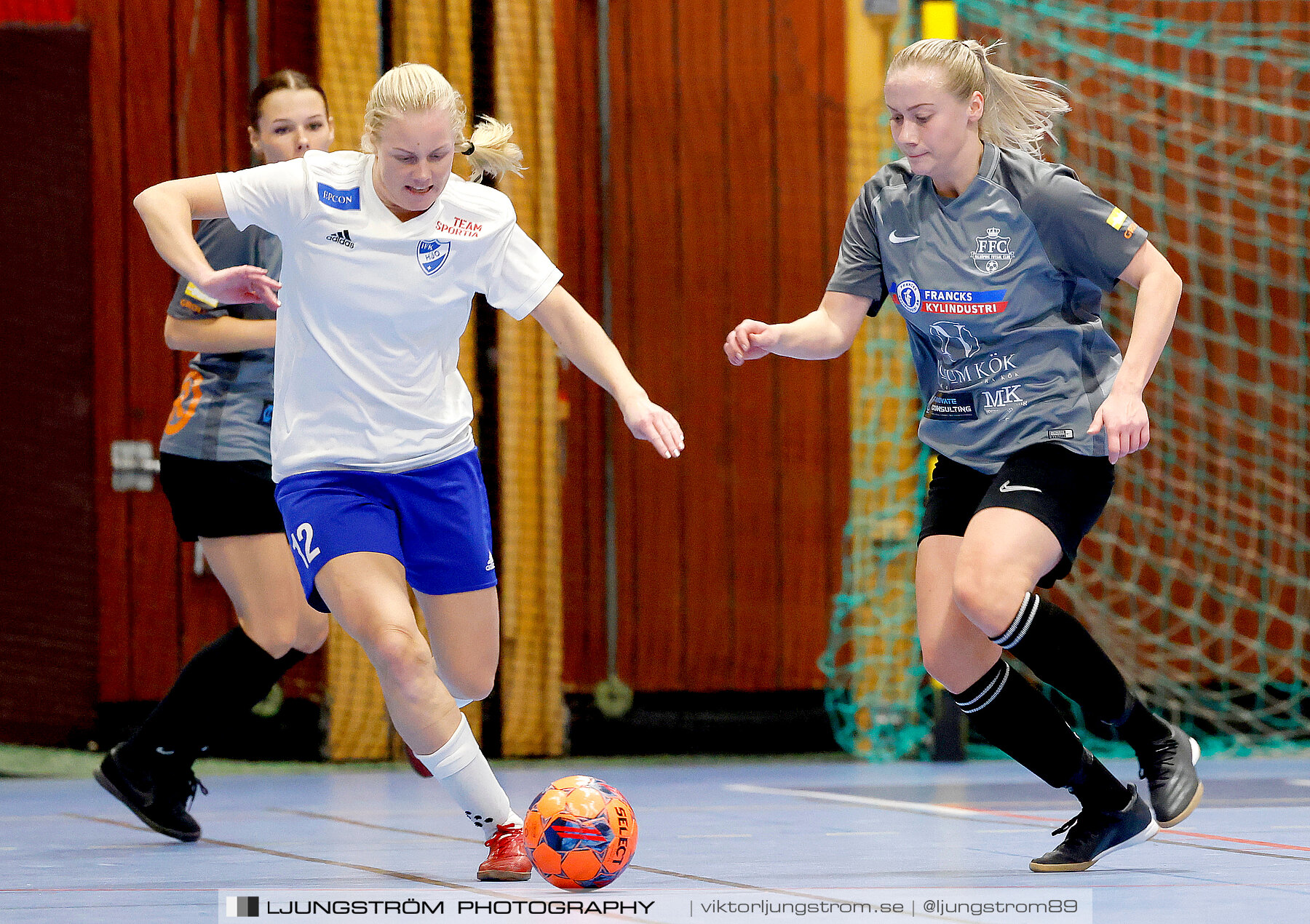 Dina-cupen 2024 1 2-final Falköpings FC 1-IFK Hjo 2-0,dam,Idrottshallen,Töreboda,Sverige,Futsal,,2024,326420