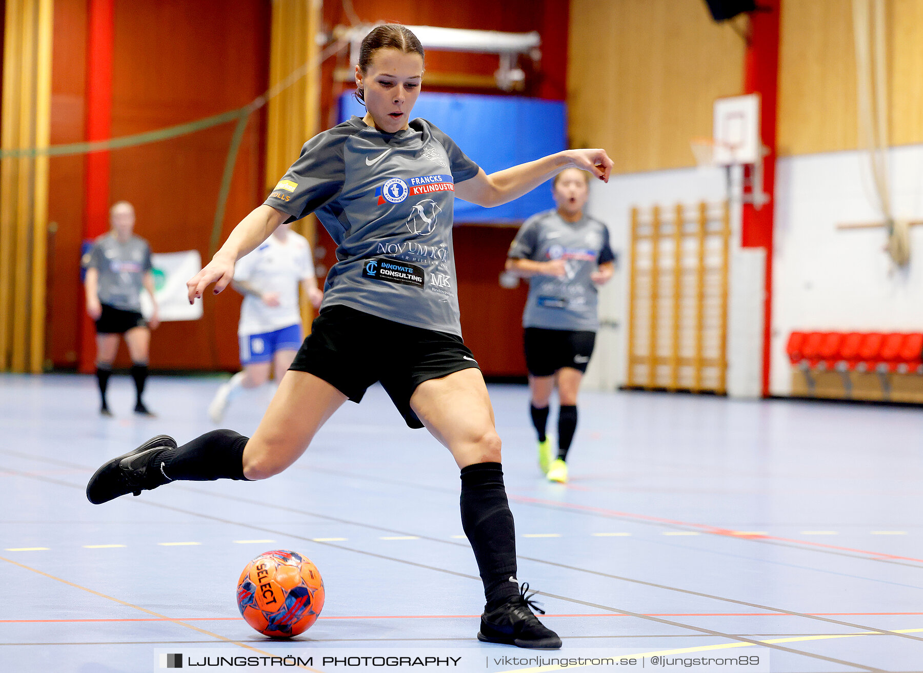 Dina-cupen 2024 1 2-final Falköpings FC 1-IFK Hjo 2-0,dam,Idrottshallen,Töreboda,Sverige,Futsal,,2024,326429