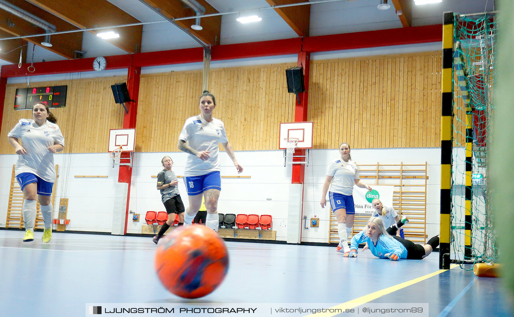 Dina-cupen 2024 1 2-final Falköpings FC 1-IFK Hjo 2-0,dam,Idrottshallen,Töreboda,Sverige,Futsal,,2024,326463