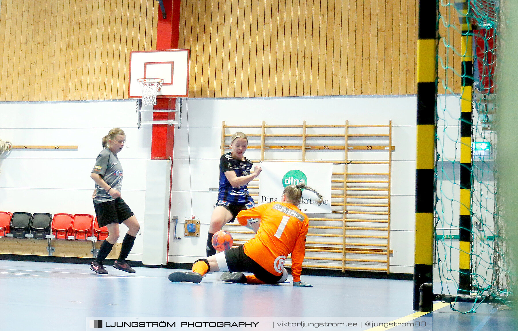 Dina-cupen 2024 FINAL Skövde KIK-Falköpings FC 1 0-1,dam,Idrottshallen,Töreboda,Sverige,Futsal,,2024,326471