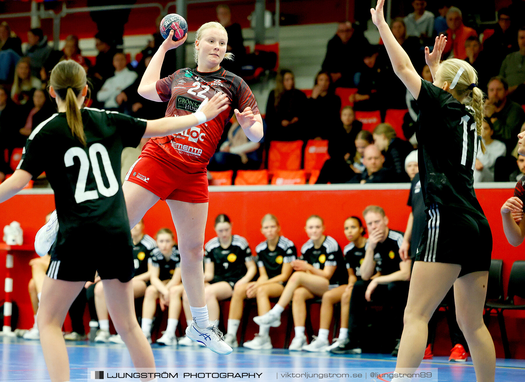 USM F16 Steg 3 Skövde HF 2-Tyresö Handboll 22-21,dam,Skövde Idrottshall,Skövde,Sverige,Handboll,,2024,328462