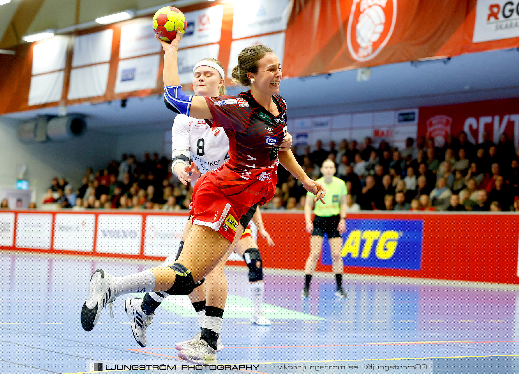 Skövde HF-Lugi HF 31-28,dam,Skövde Idrottshall,Skövde,Sverige,Handboll,,2024,328789