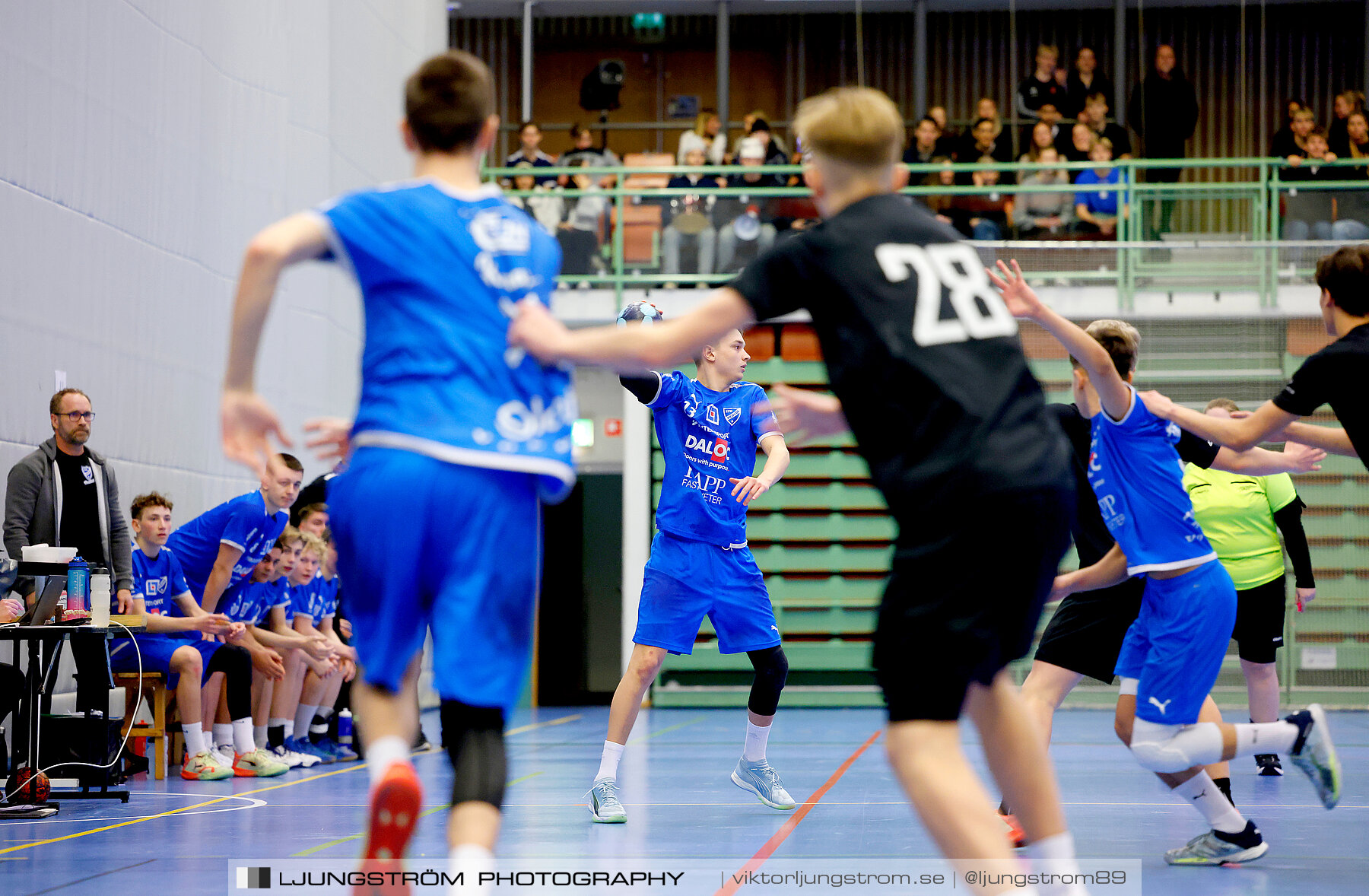 USM P16 Steg 3 IFK Skövde HK 1-Halmstad HF Röd 26-17,herr,Arena Skövde,Skövde,Sverige,Ungdoms-SM,Handboll,2024,328969