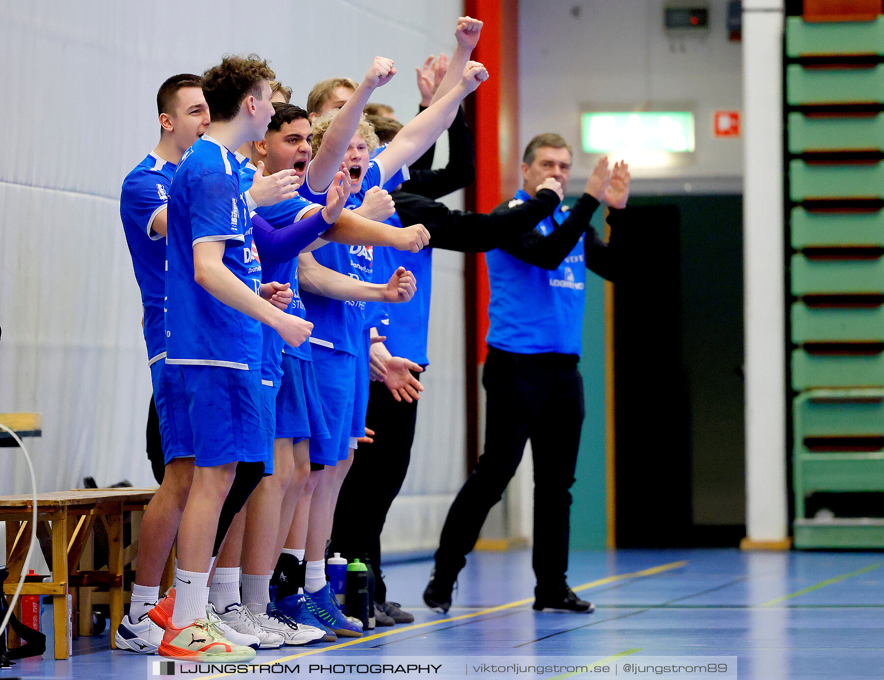 USM P16 Steg 3 IFK Skövde HK 1-Halmstad HF Röd 26-17,herr,Arena Skövde,Skövde,Sverige,Ungdoms-SM,Handboll,2024,328980