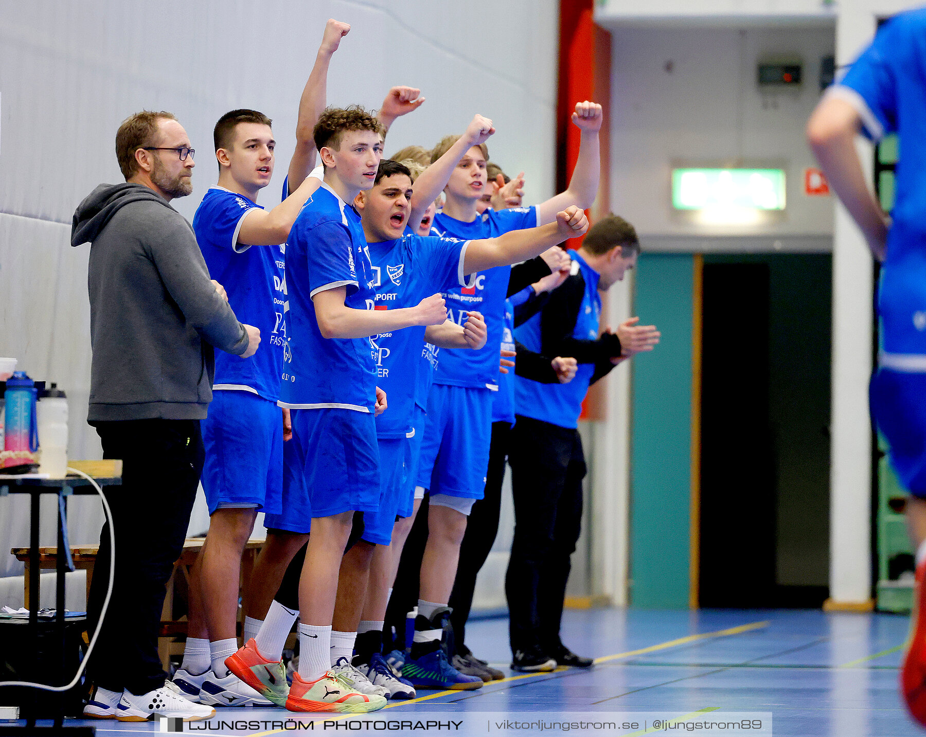 USM P16 Steg 3 IFK Skövde HK 1-Halmstad HF Röd 26-17,herr,Arena Skövde,Skövde,Sverige,Ungdoms-SM,Handboll,2024,329010