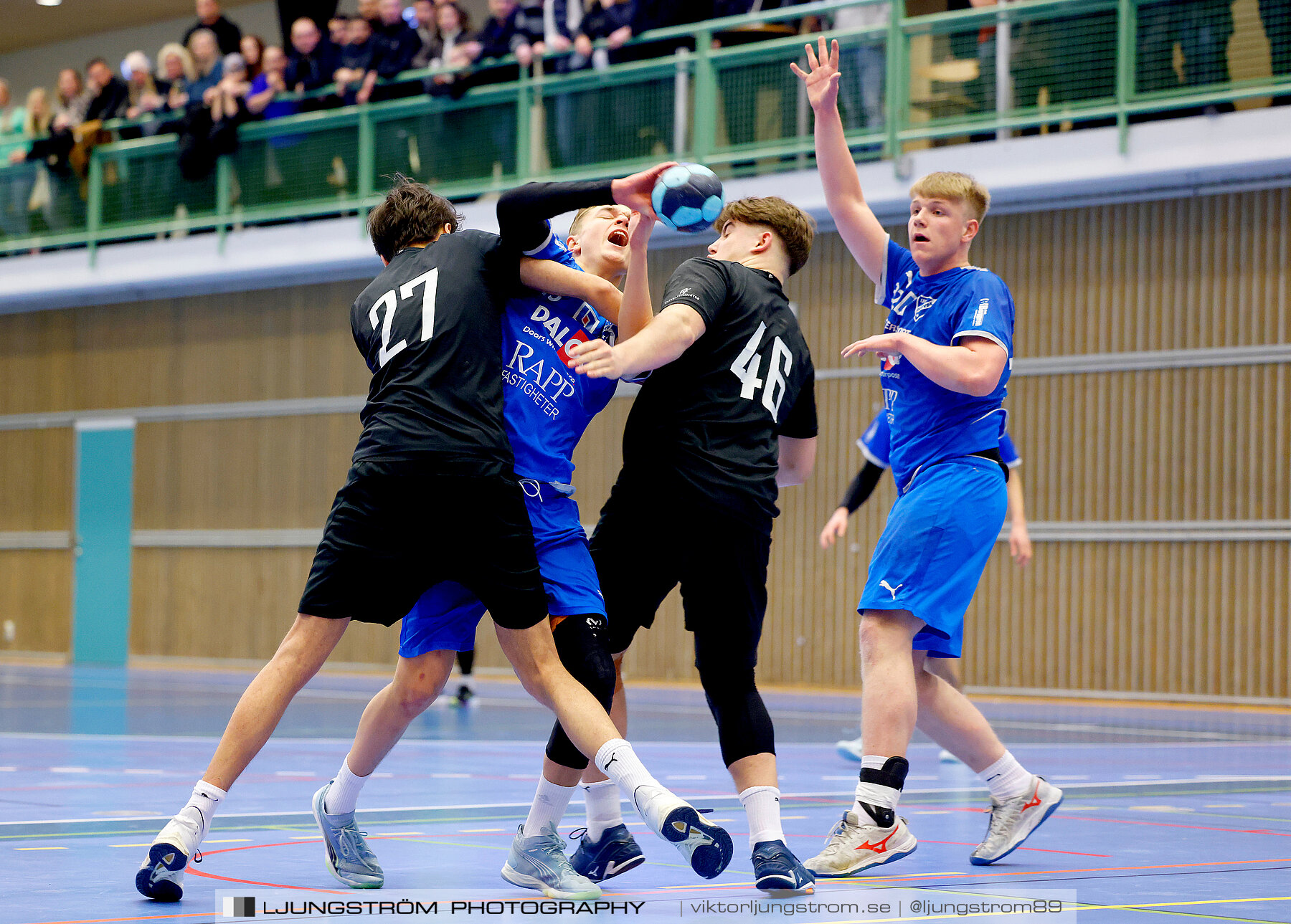 USM P16 Steg 3 IFK Skövde HK 1-Halmstad HF Röd 26-17,herr,Arena Skövde,Skövde,Sverige,Ungdoms-SM,Handboll,2024,329034