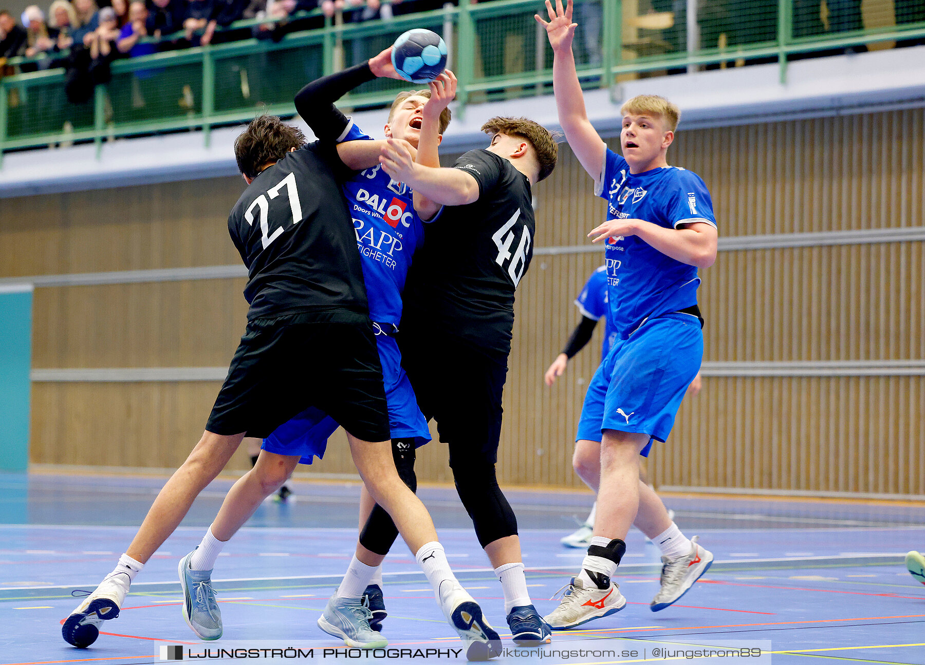 USM P16 Steg 3 IFK Skövde HK 1-Halmstad HF Röd 26-17,herr,Arena Skövde,Skövde,Sverige,Ungdoms-SM,Handboll,2024,329035