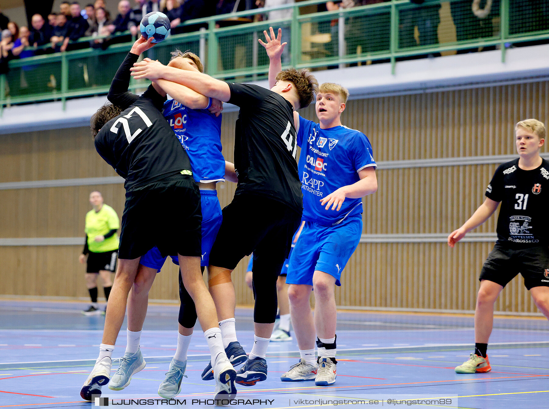 USM P16 Steg 3 IFK Skövde HK 1-Halmstad HF Röd 26-17,herr,Arena Skövde,Skövde,Sverige,Ungdoms-SM,Handboll,2024,329036