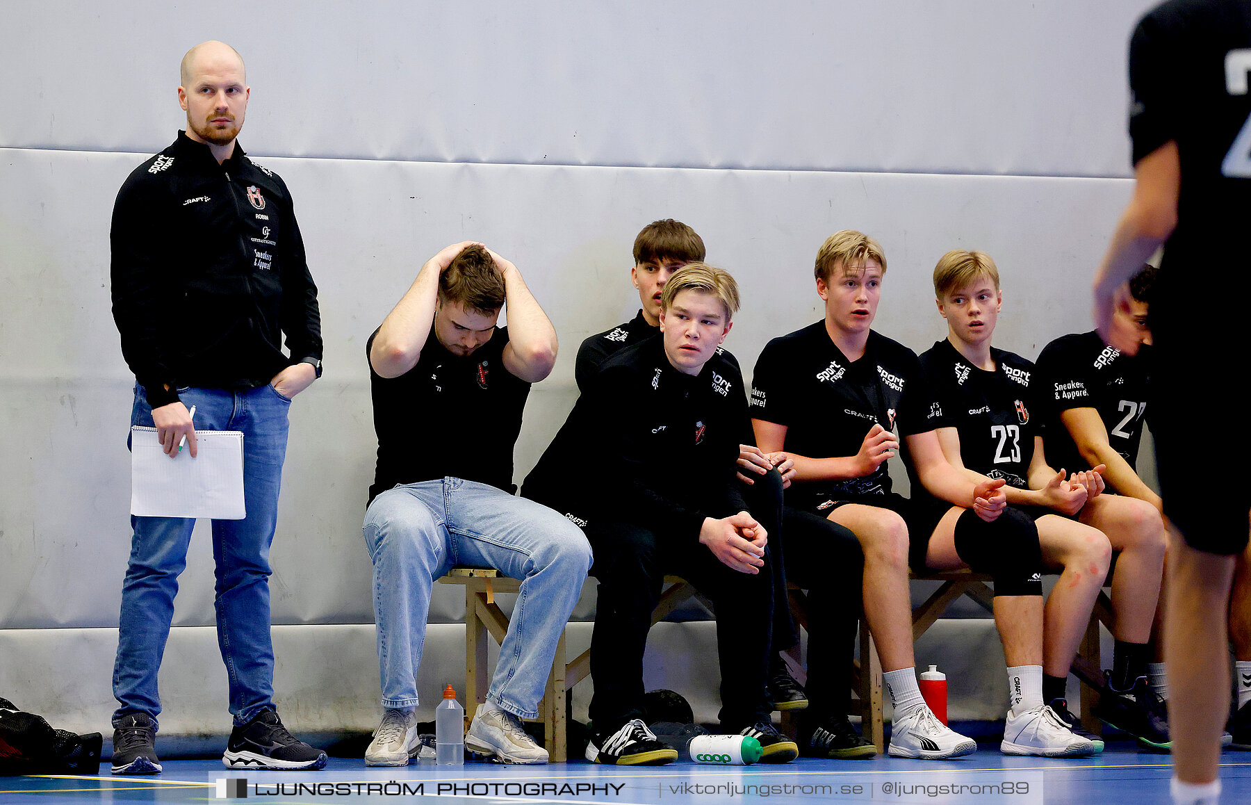 USM P16 Steg 3 IFK Skövde HK 1-Halmstad HF Röd 26-17,herr,Arena Skövde,Skövde,Sverige,Ungdoms-SM,Handboll,2024,329106