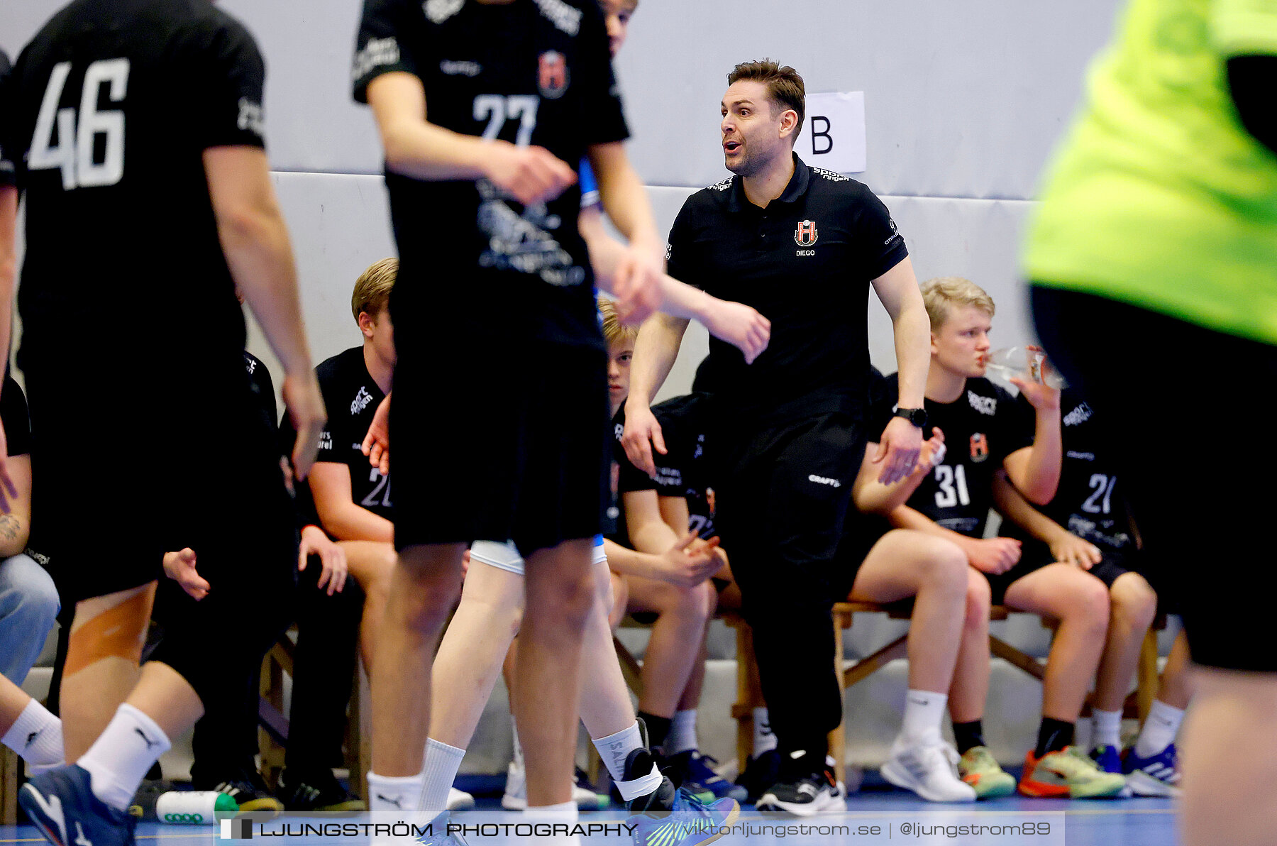 USM P16 Steg 3 IFK Skövde HK 1-Halmstad HF Röd 26-17,herr,Arena Skövde,Skövde,Sverige,Ungdoms-SM,Handboll,2024,329108