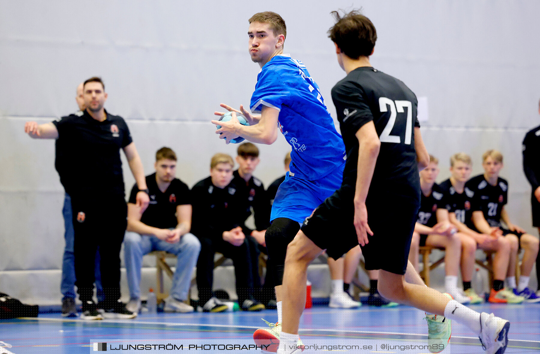 USM P16 Steg 3 IFK Skövde HK 1-Halmstad HF Röd 26-17,herr,Arena Skövde,Skövde,Sverige,Ungdoms-SM,Handboll,2024,329124