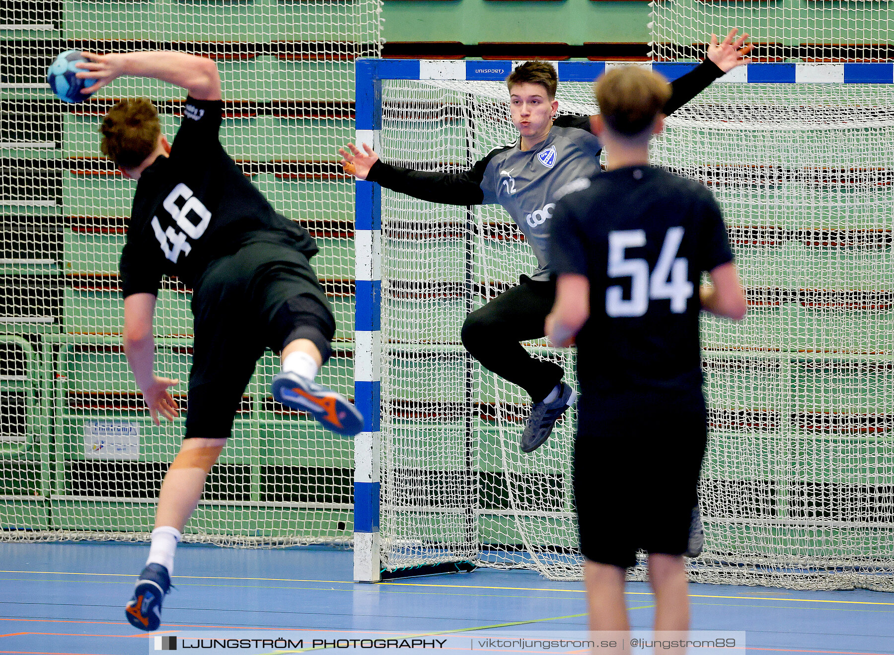 USM P16 Steg 3 IFK Skövde HK 1-Halmstad HF Röd 26-17,herr,Arena Skövde,Skövde,Sverige,Ungdoms-SM,Handboll,2024,329143