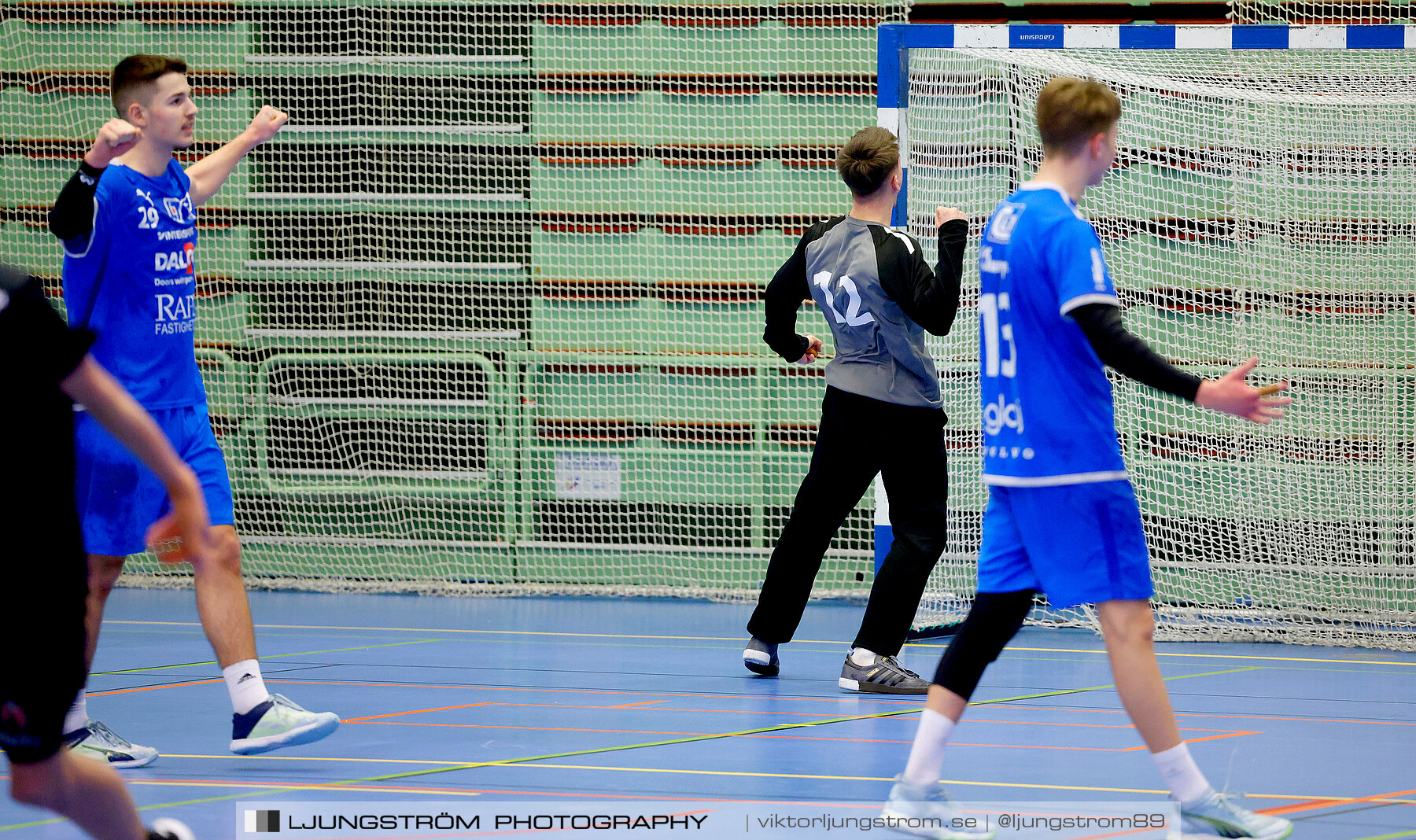 USM P16 Steg 3 IFK Skövde HK 1-Halmstad HF Röd 26-17,herr,Arena Skövde,Skövde,Sverige,Ungdoms-SM,Handboll,2024,329145