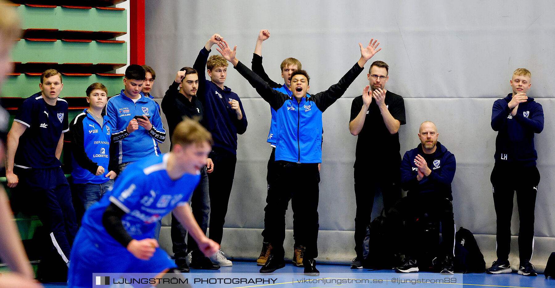 USM P16 Steg 3 IFK Skövde HK 1-Halmstad HF Röd 26-17,herr,Arena Skövde,Skövde,Sverige,Ungdoms-SM,Handboll,2024,329148