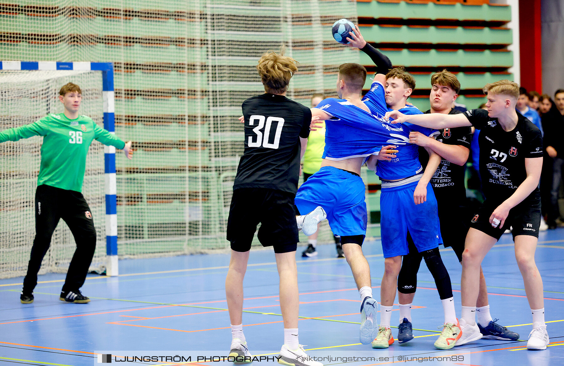 USM P16 Steg 3 IFK Skövde HK 1-Halmstad HF Röd 26-17,herr,Arena Skövde,Skövde,Sverige,Ungdoms-SM,Handboll,2024,329152