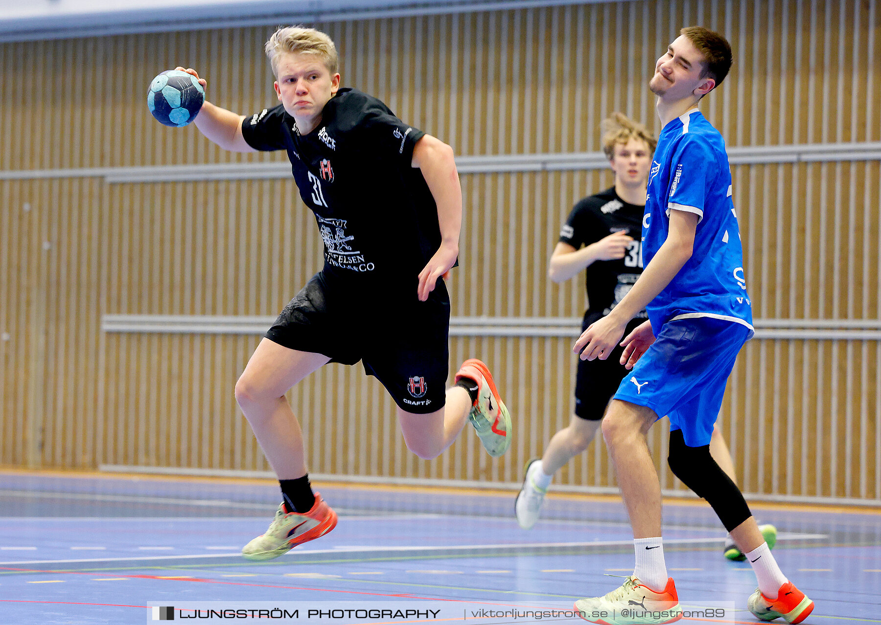 USM P16 Steg 3 IFK Skövde HK 1-Halmstad HF Röd 26-17,herr,Arena Skövde,Skövde,Sverige,Ungdoms-SM,Handboll,2024,329191