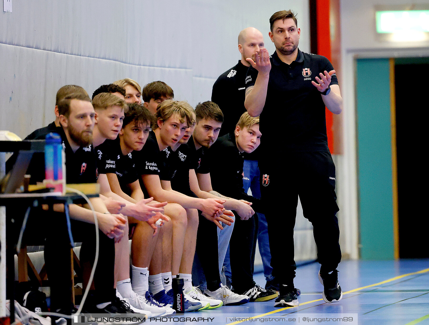 USM P16 Steg 3 IFK Skövde HK 1-Halmstad HF Röd 26-17,herr,Arena Skövde,Skövde,Sverige,Ungdoms-SM,Handboll,2024,329195