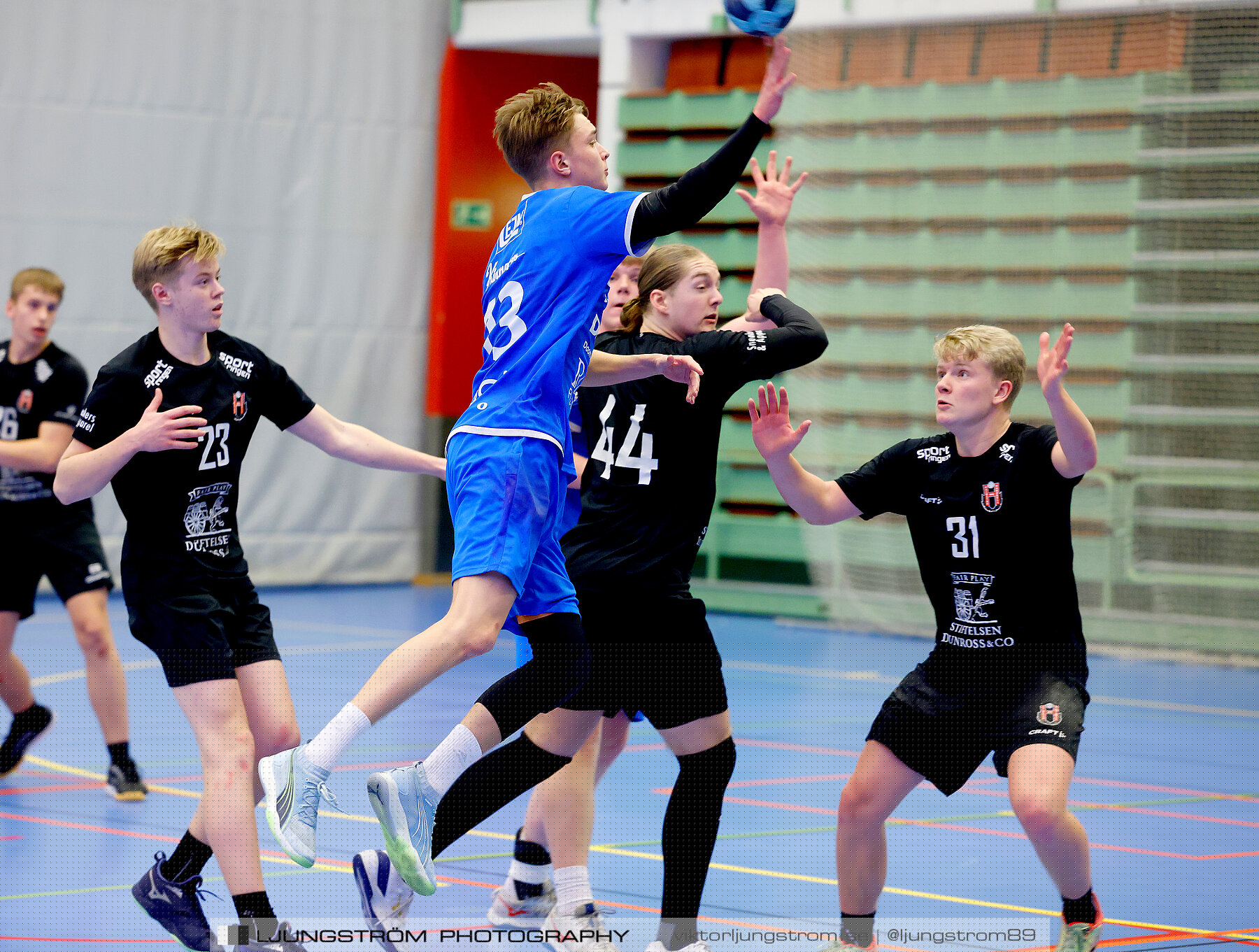 USM P16 Steg 3 IFK Skövde HK 1-Halmstad HF Röd 26-17,herr,Arena Skövde,Skövde,Sverige,Ungdoms-SM,Handboll,2024,329220