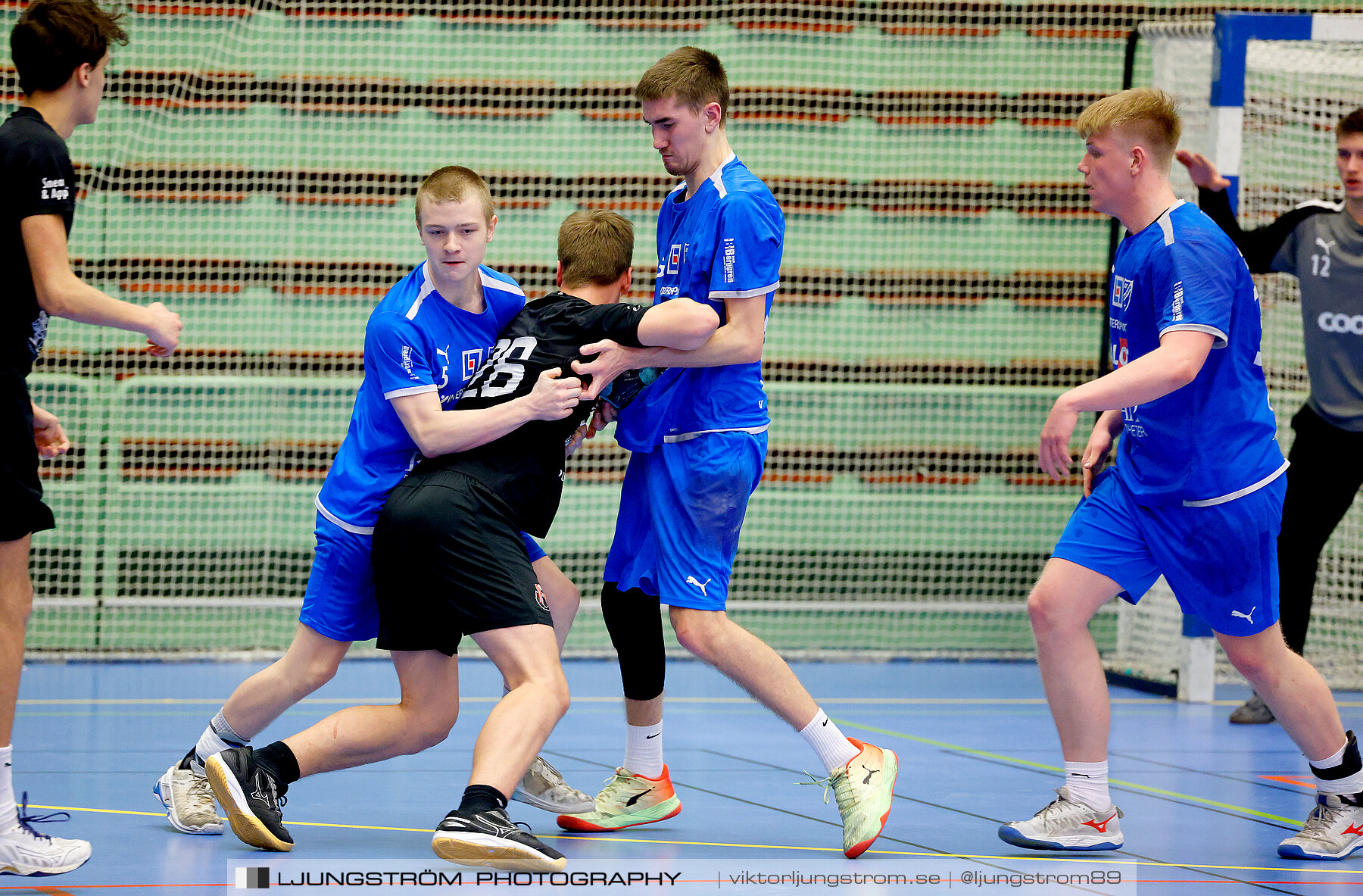 USM P16 Steg 3 IFK Skövde HK 1-Halmstad HF Röd 26-17,herr,Arena Skövde,Skövde,Sverige,Ungdoms-SM,Handboll,2024,329232