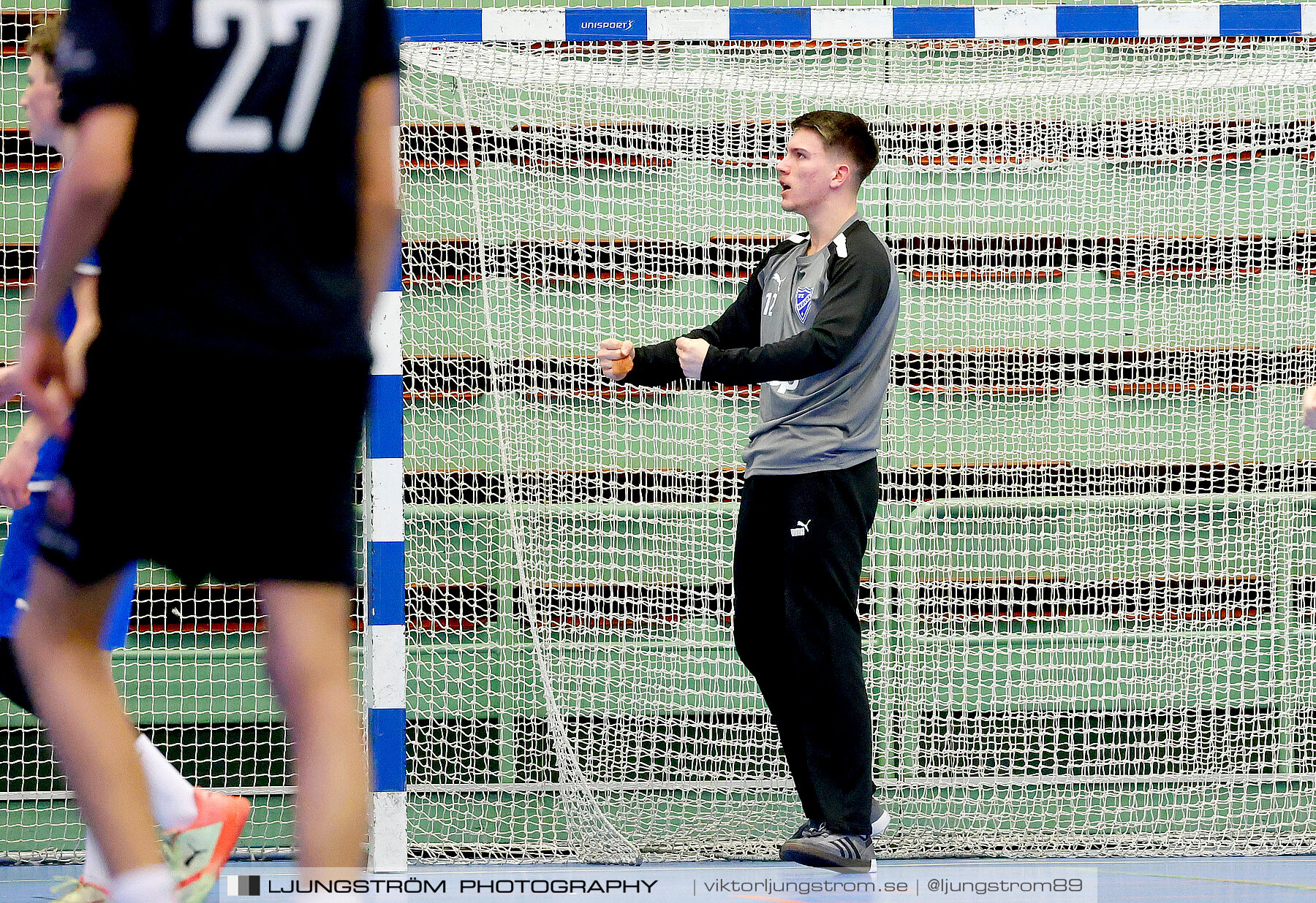 USM P16 Steg 3 IFK Skövde HK 1-Halmstad HF Röd 26-17,herr,Arena Skövde,Skövde,Sverige,Ungdoms-SM,Handboll,2024,329252