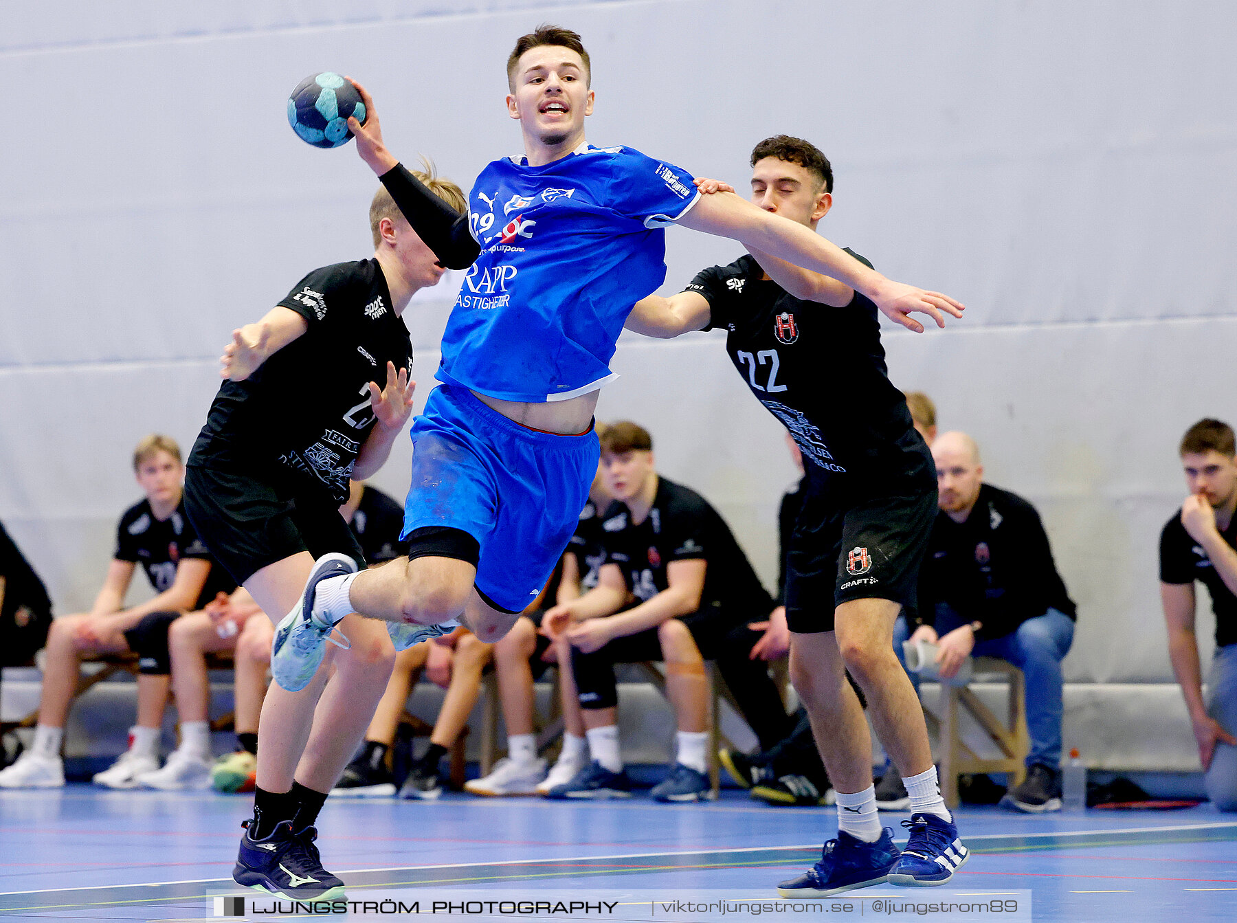 USM P16 Steg 3 IFK Skövde HK 1-Halmstad HF Röd 26-17,herr,Arena Skövde,Skövde,Sverige,Ungdoms-SM,Handboll,2024,329257