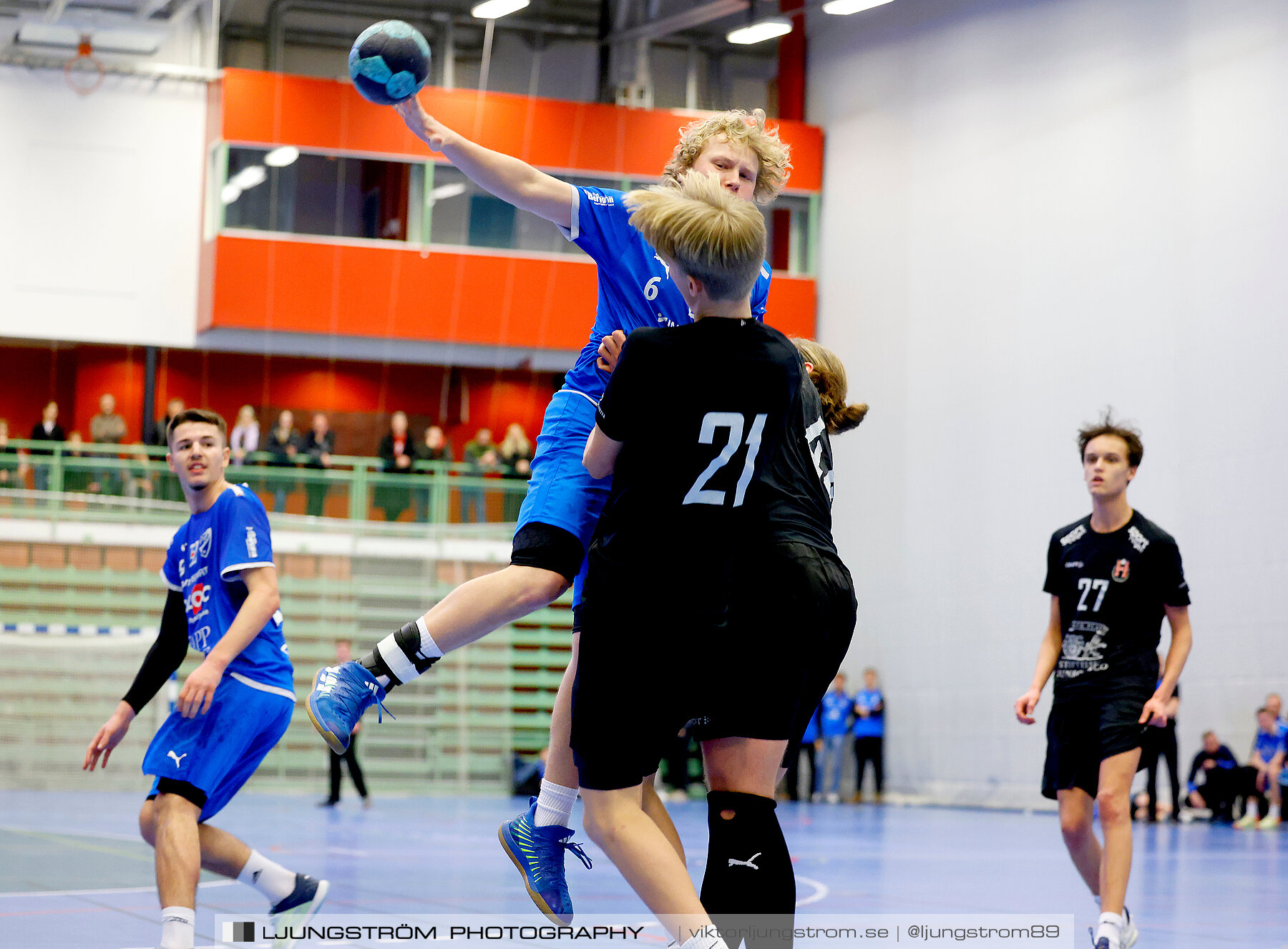 USM P16 Steg 3 IFK Skövde HK 1-Halmstad HF Röd 26-17,herr,Arena Skövde,Skövde,Sverige,Ungdoms-SM,Handboll,2024,329268