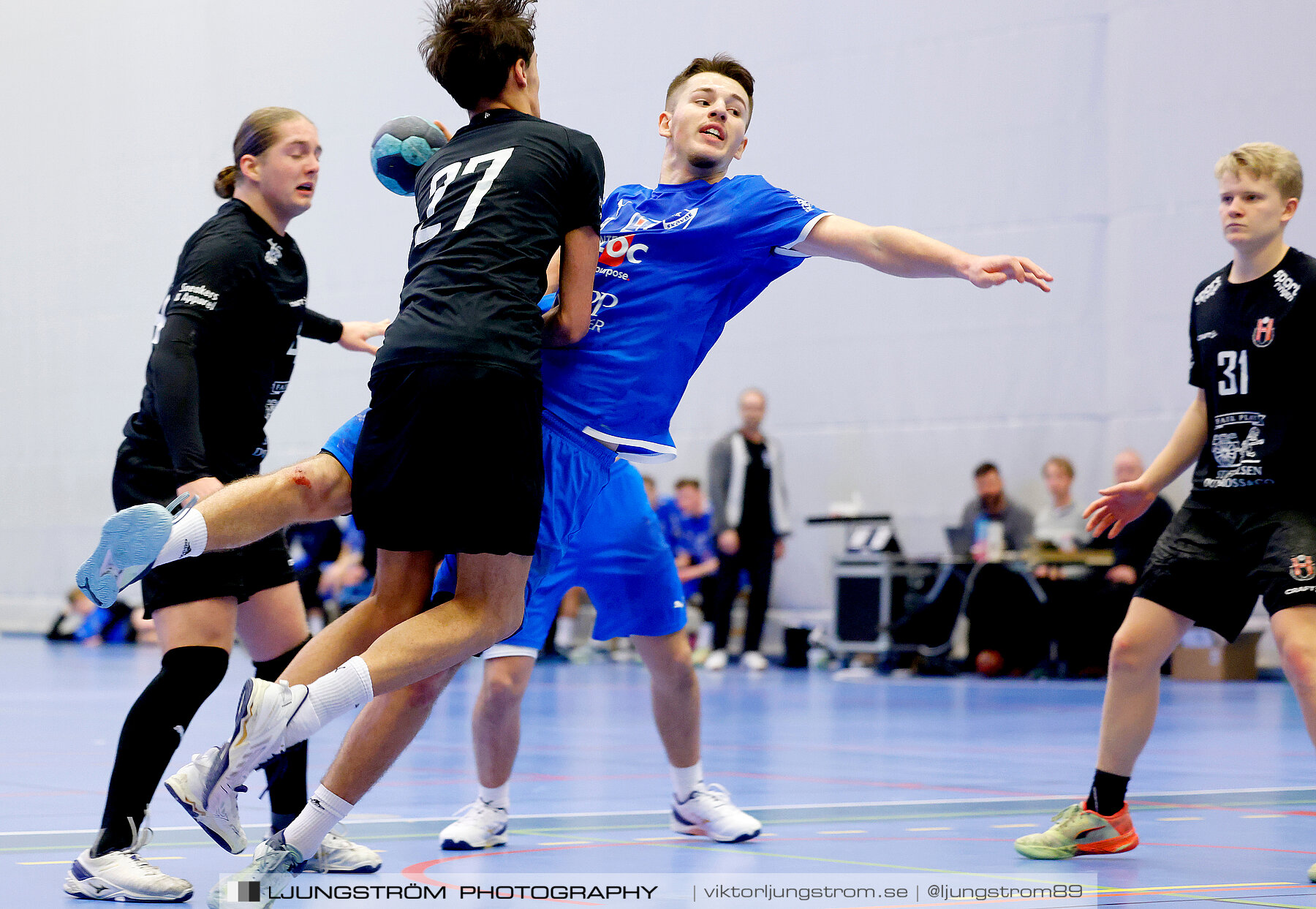 USM P16 Steg 3 IFK Skövde HK 1-Halmstad HF Röd 26-17,herr,Arena Skövde,Skövde,Sverige,Ungdoms-SM,Handboll,2024,329270