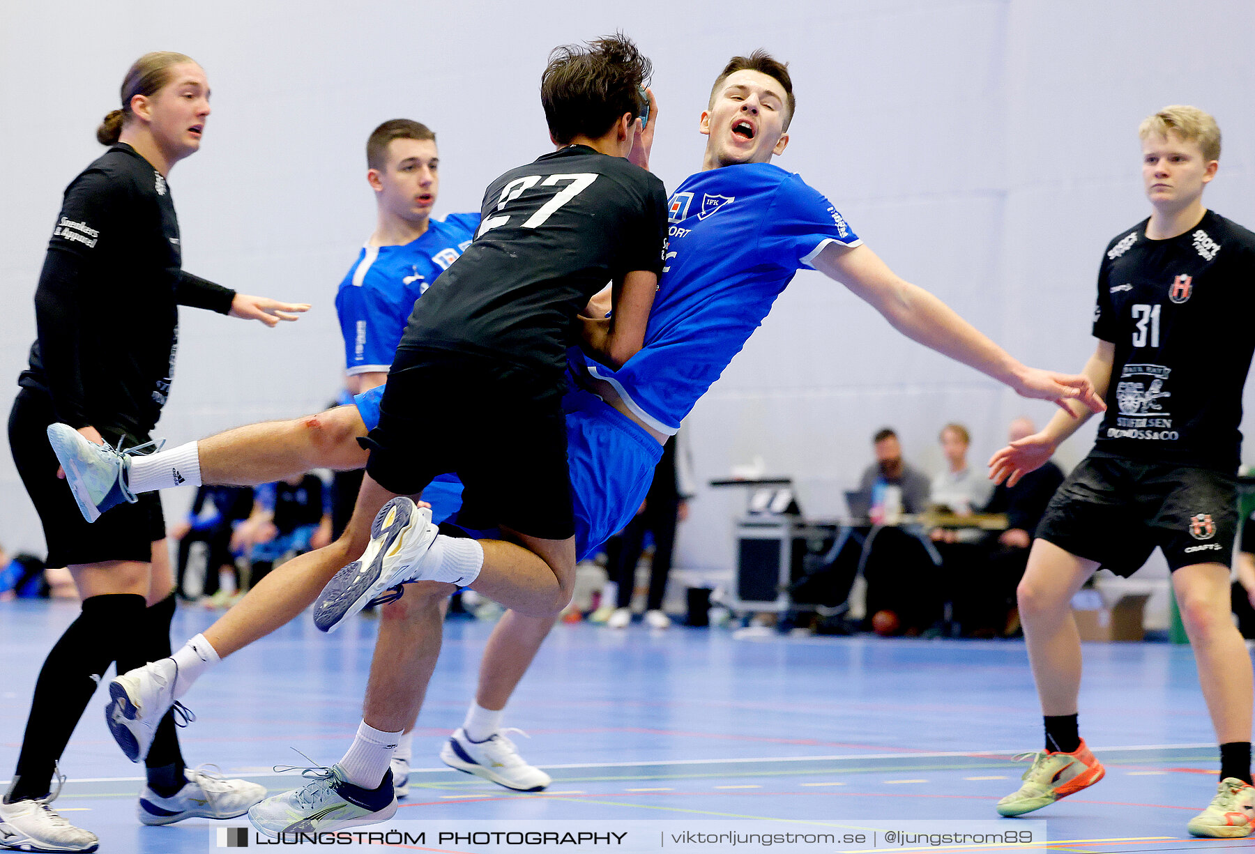 USM P16 Steg 3 IFK Skövde HK 1-Halmstad HF Röd 26-17,herr,Arena Skövde,Skövde,Sverige,Ungdoms-SM,Handboll,2024,329271