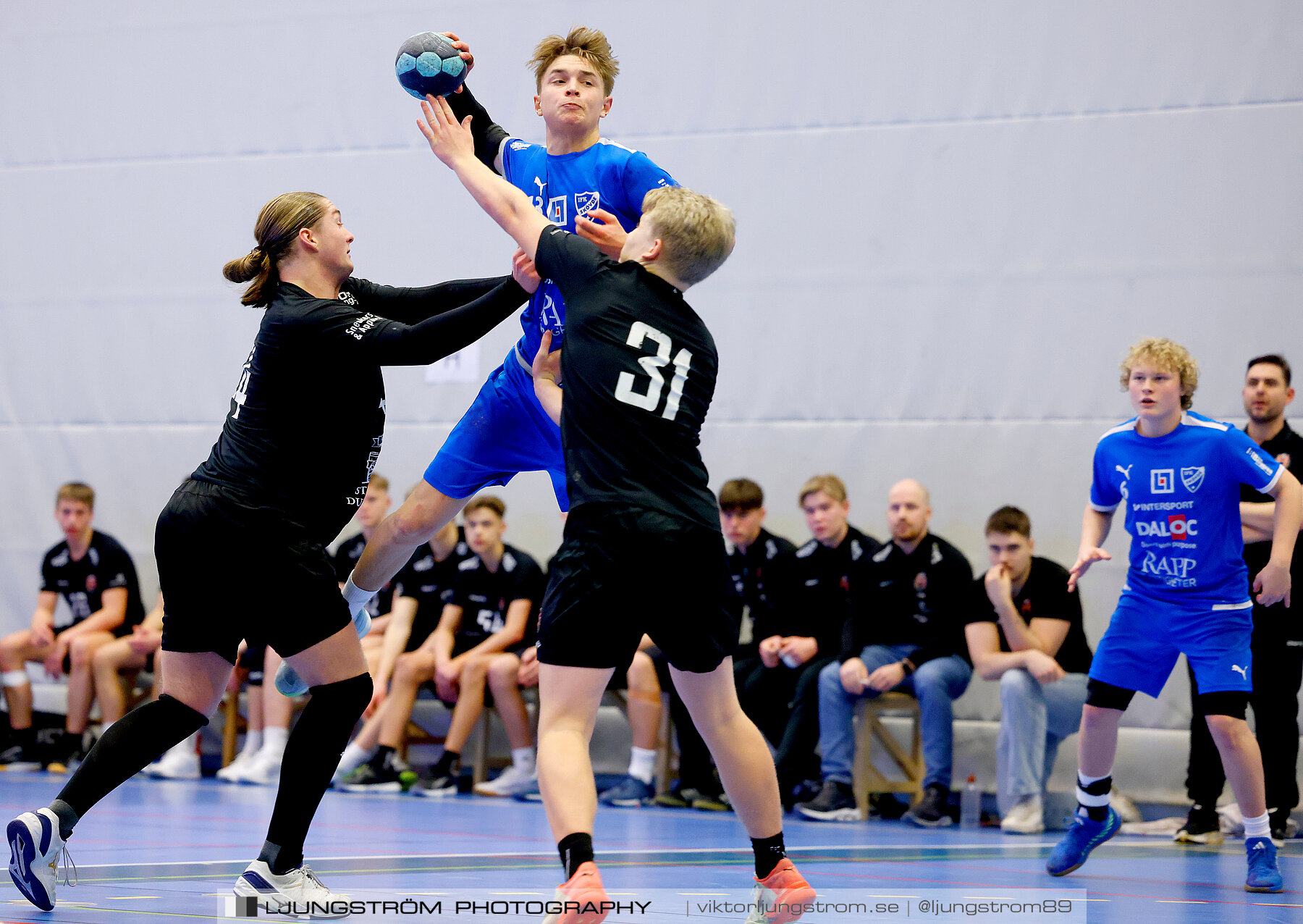 USM P16 Steg 3 IFK Skövde HK 1-Halmstad HF Röd 26-17,herr,Arena Skövde,Skövde,Sverige,Ungdoms-SM,Handboll,2024,329275