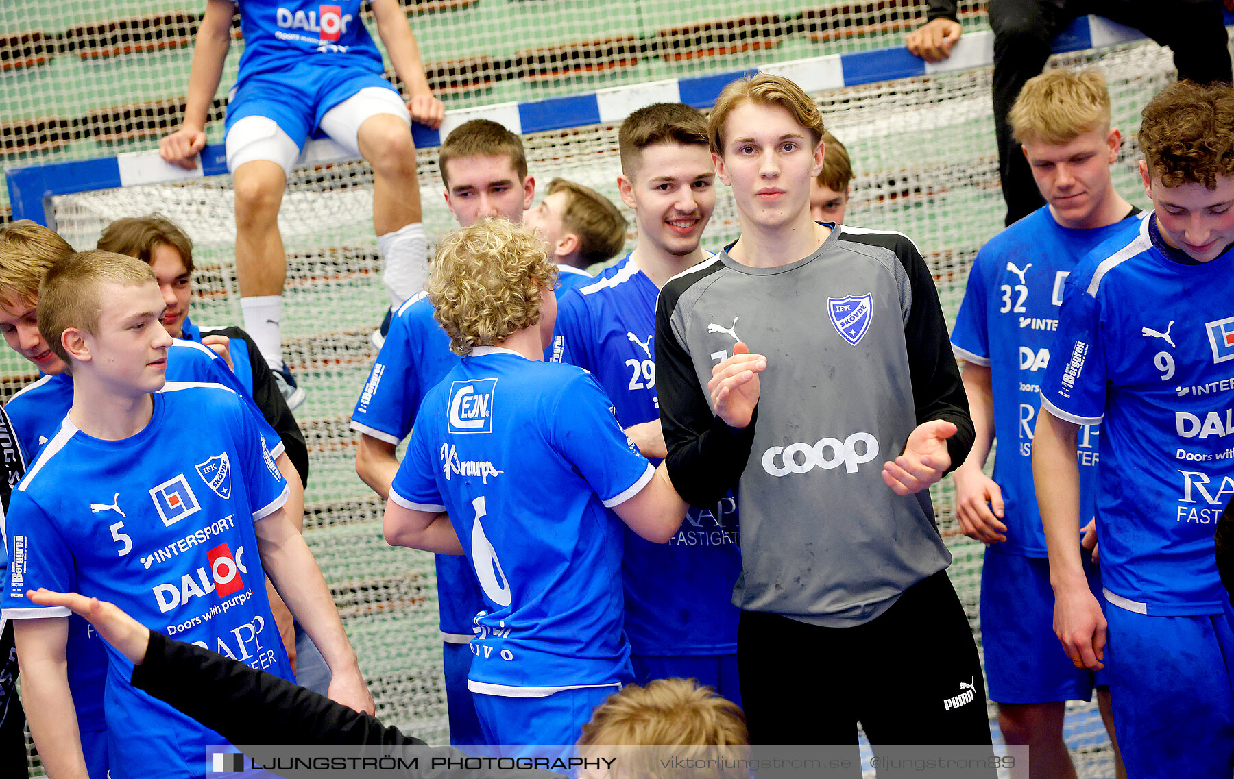 USM P16 Steg 3 IFK Skövde HK 1-Halmstad HF Röd 26-17,herr,Arena Skövde,Skövde,Sverige,Ungdoms-SM,Handboll,2024,329325