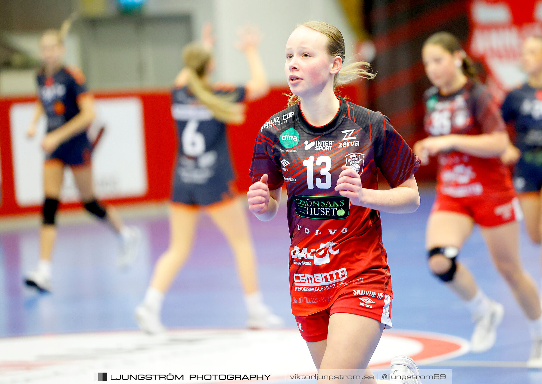 USM F14 Steg 3A Skövde HF Vit-Kristianstad HK 17-18,dam,Skövde Idrottshall,Skövde,Sverige,Ungdoms-SM,Handboll,2024,329448