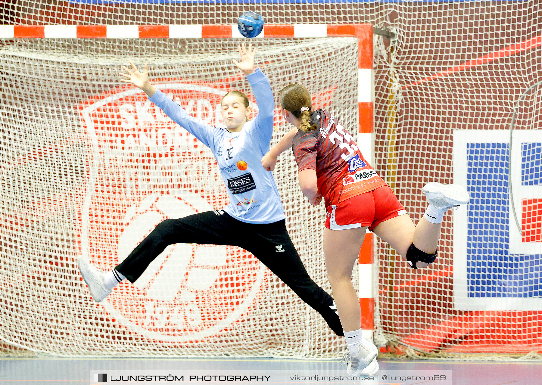 USM F14 Steg 3A Skövde HF Vit-Kristianstad HK 17-18,dam,Skövde Idrottshall,Skövde,Sverige,Ungdoms-SM,Handboll,2024,329459