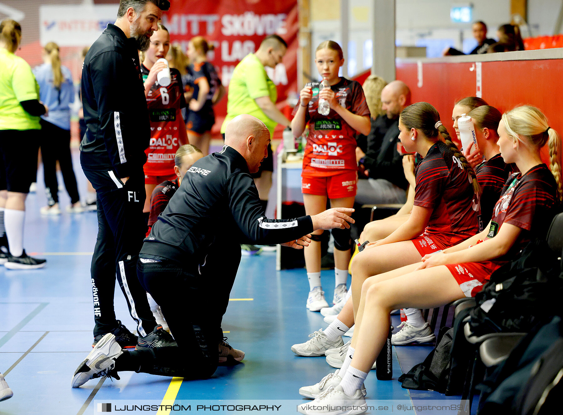 USM F14 Steg 3A Skövde HF Vit-Kristianstad HK 17-18,dam,Skövde Idrottshall,Skövde,Sverige,Ungdoms-SM,Handboll,2024,329488