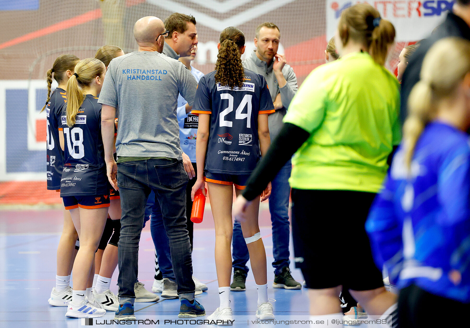 USM F14 Steg 3A Skövde HF Vit-Kristianstad HK 17-18,dam,Skövde Idrottshall,Skövde,Sverige,Ungdoms-SM,Handboll,2024,329489