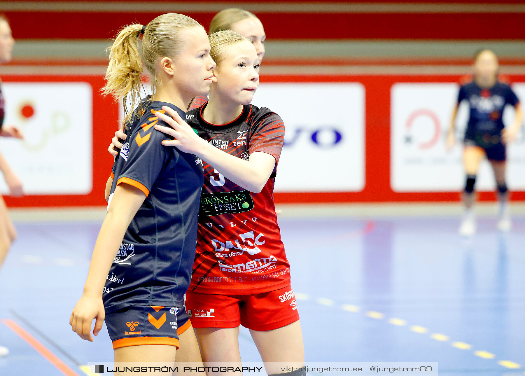 USM F14 Steg 3A Skövde HF Vit-Kristianstad HK 17-18,dam,Skövde Idrottshall,Skövde,Sverige,Ungdoms-SM,Handboll,2024,329523